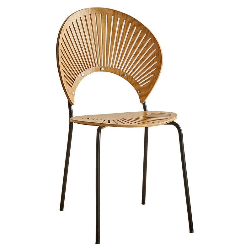 Natural Wood Black Legs - 1 Piece