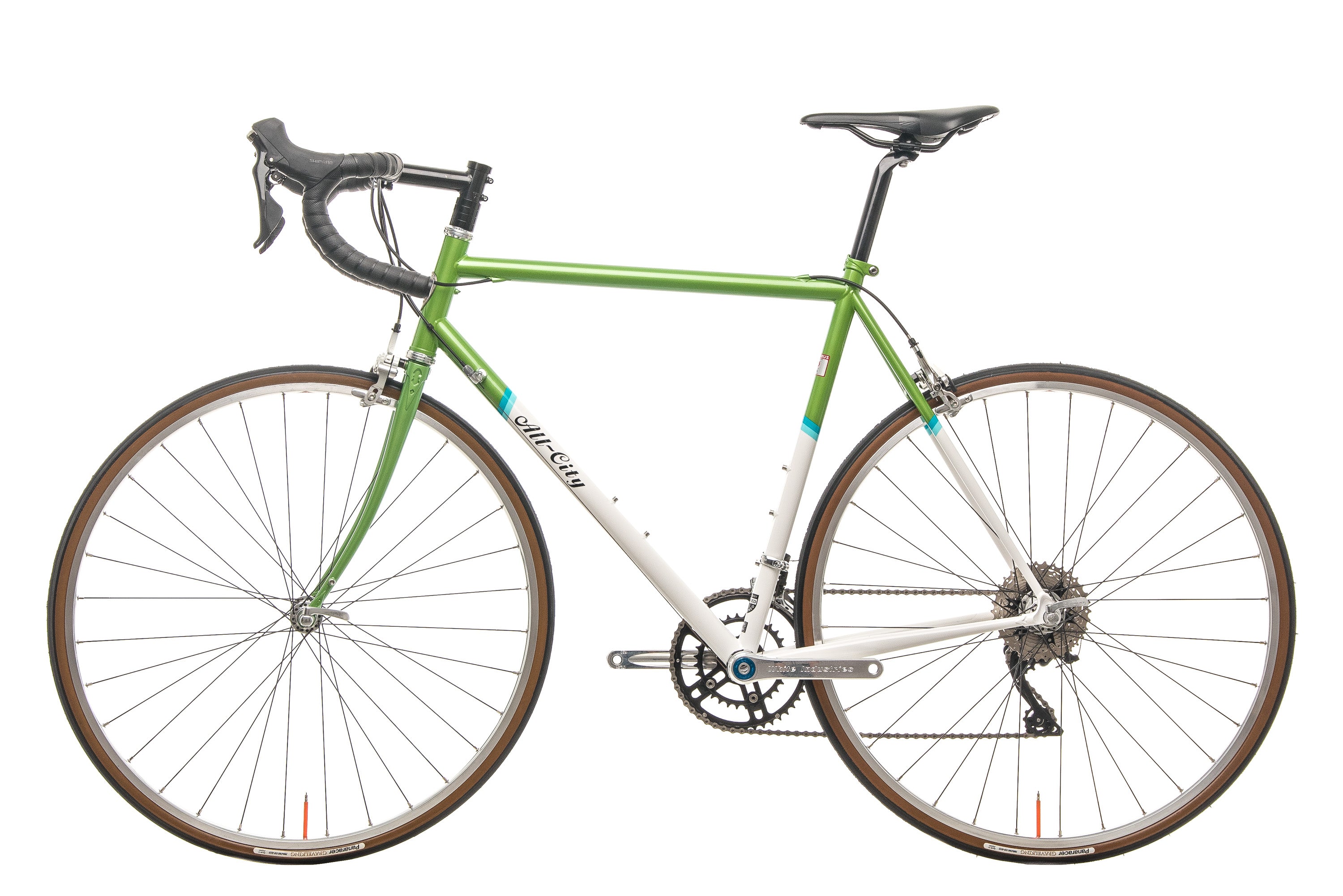 All City Mr. Pink Road Bike 2019 - 55cm Lightweight Aluminum Frame with Carbon Fork - Perfect for Commuting, Fitness Riding & Urban Adventures