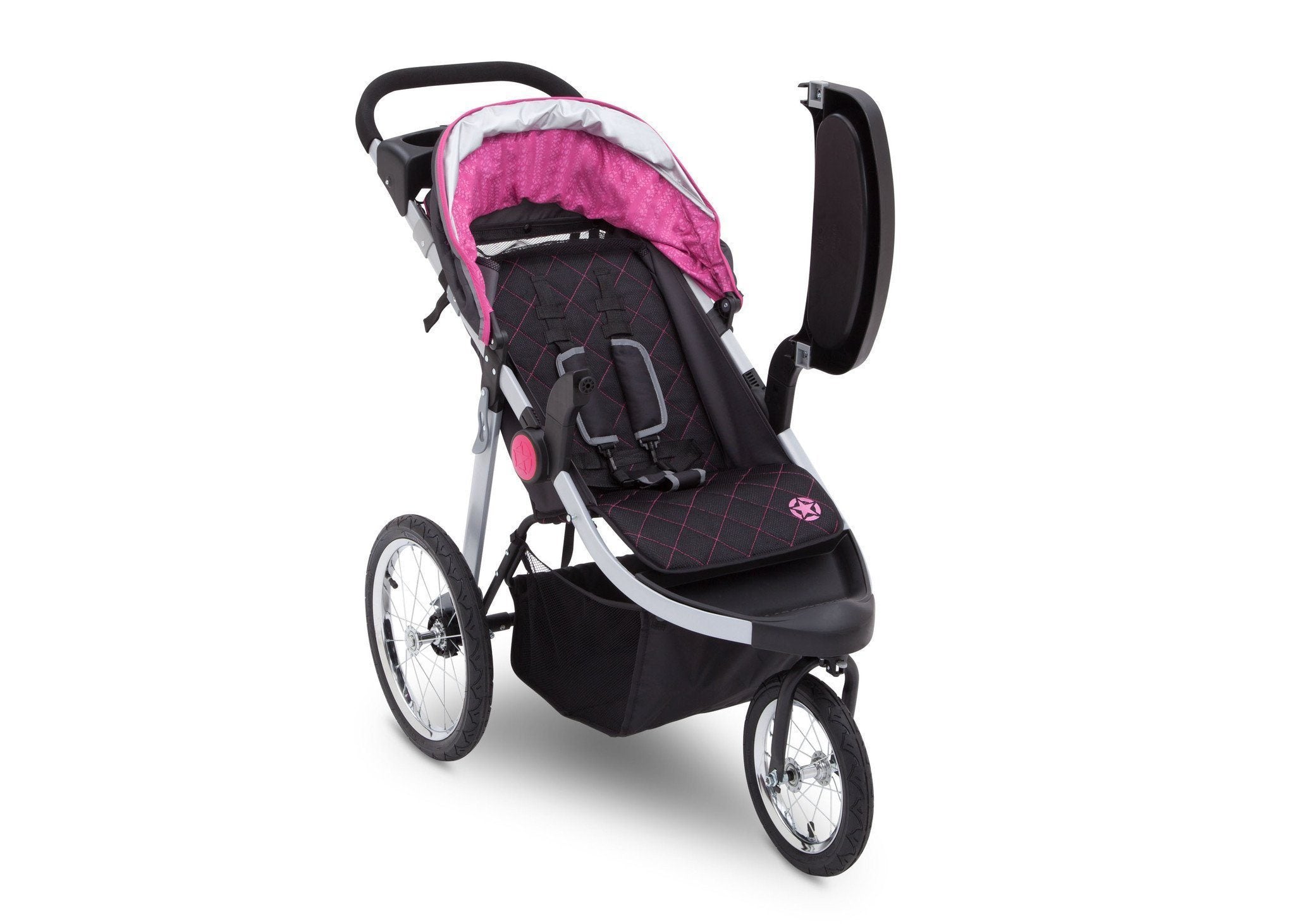 J is for Jeep® Brand All-Terrain Jogging Stroller for Cross-Country Running - Perfect for Outdoor Adventures, Trail Jogging & Family Walks