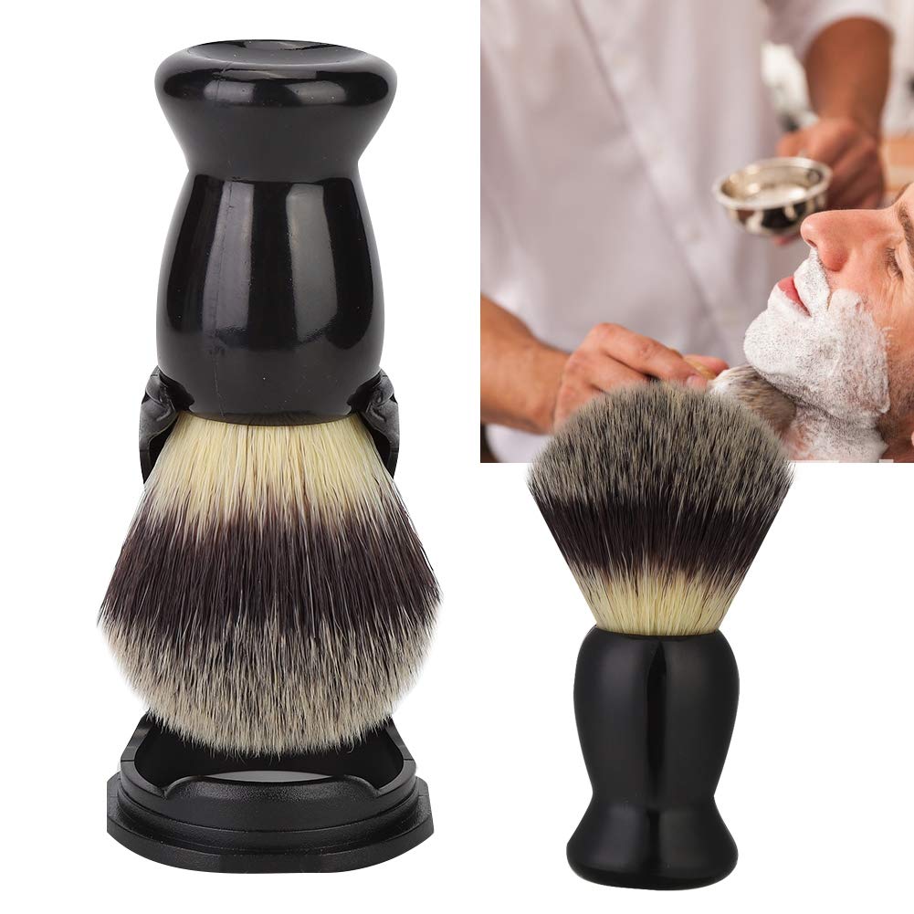 Premium Black Acrylic Beard Brush Holder - Durable Stand for Grooming Tools | Perfect for Barbershops, Home Vanity & Travel Organizers
