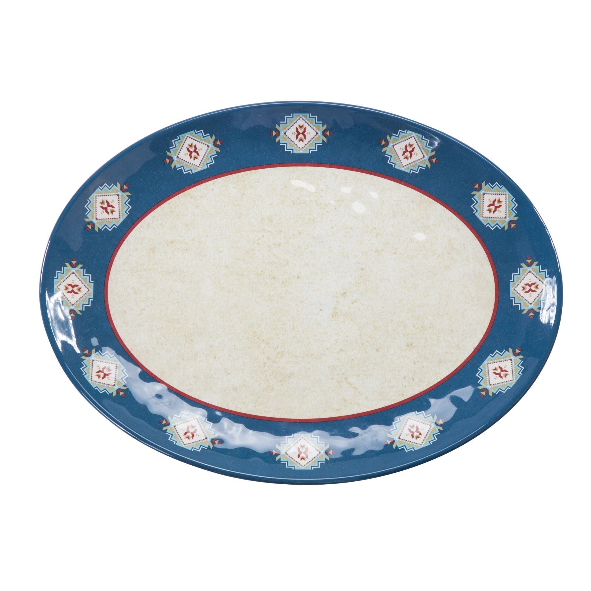 Spirit Valley Melamine Serving Platter - Durable & Stylish Dish for Parties, BBQs, and Entertaining - Perfect for Appetizers, Snacks, and Charcuterie Boards