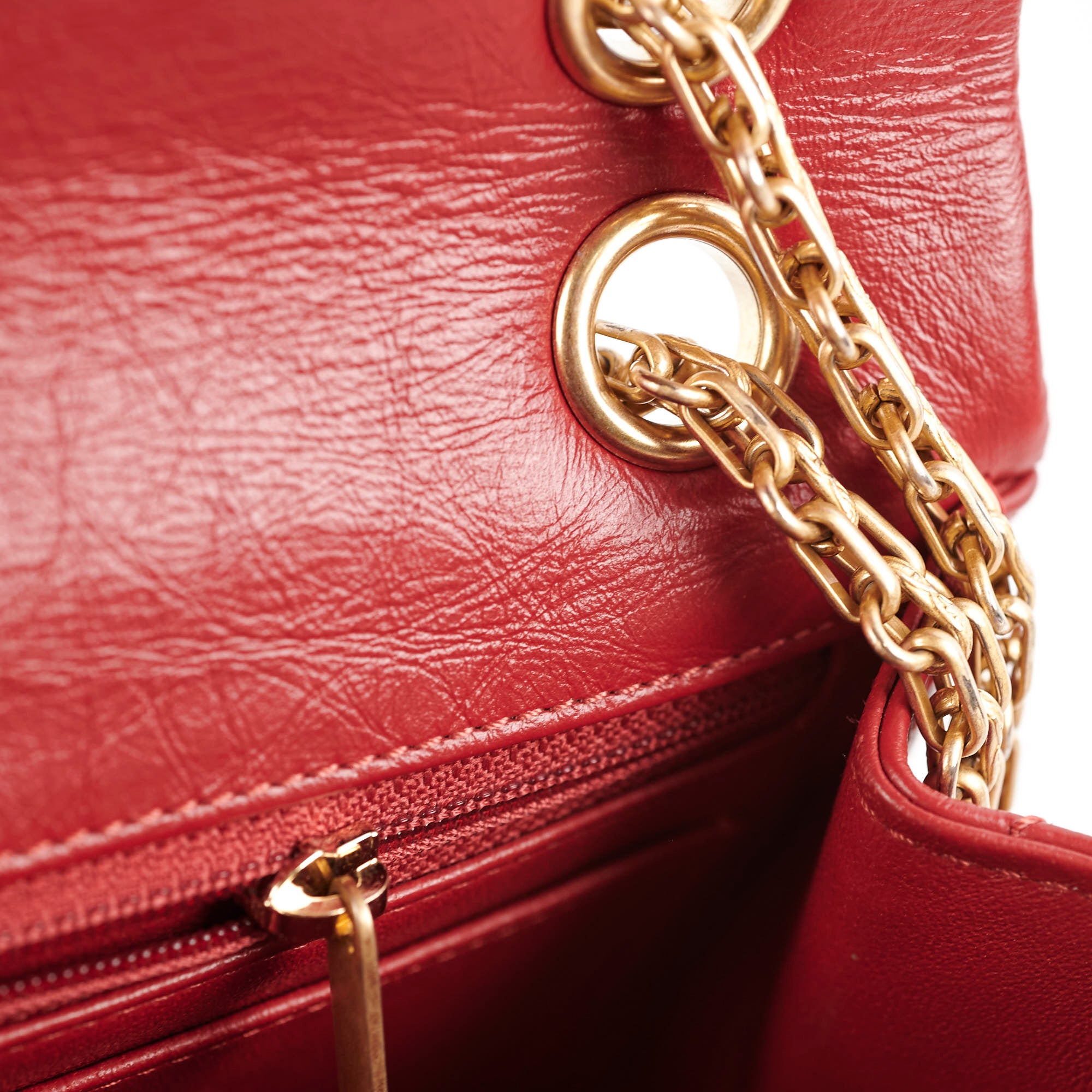 Chanel Mini Reissue 2.55 Flap Bag Red Leather Crossbody Purse - Perfect for Date Night, Parties & Special Occasions