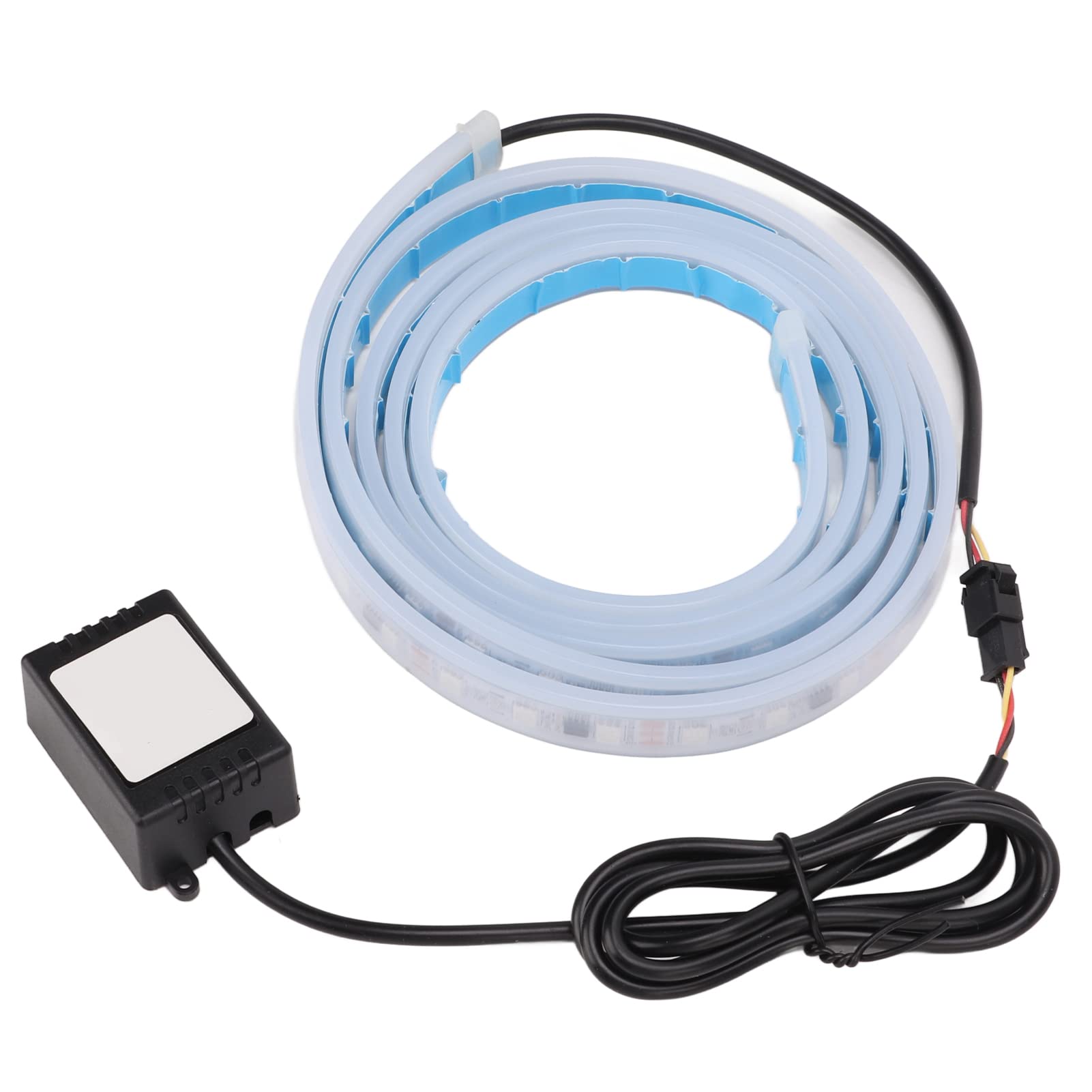 Akozon 70in Car Hood LED Strip Light - 12V RGB Waterproof Multicolor LED Light with APP Control for Car Exterior Decoration | Perfect for Car Shows, Night Cruising & Vehicle Customization