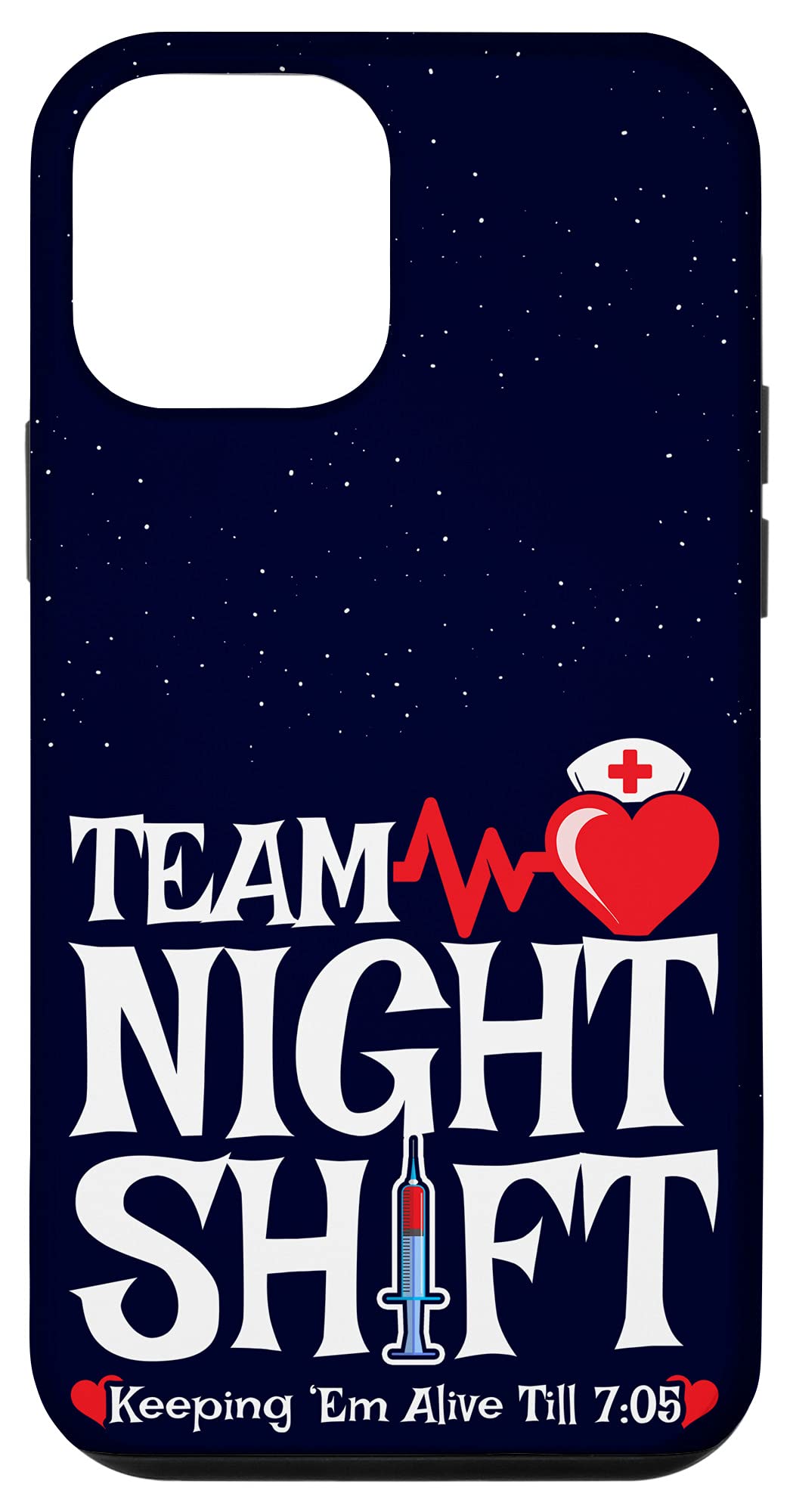 iPhone 12 Mini Protective Case - Nurse Appreciation Gift for Night Shift Workers - Durable Phone Cover for Healthcare Professionals - Perfect for Hospital Shifts & Medical Work