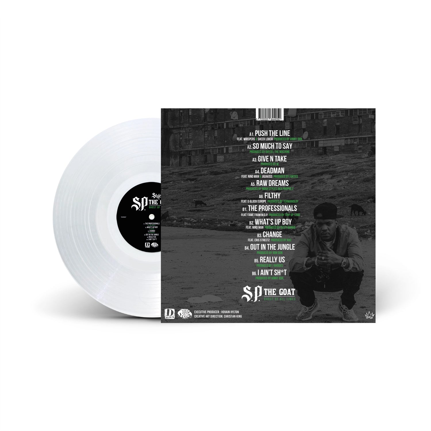 SP The GOAT: Ghost Of All Time - Limited Edition Colored Vinyl LP Record | Hip Hop Music Collector's Item | Perfect for Home Listening & Music Enthusiast Gifts