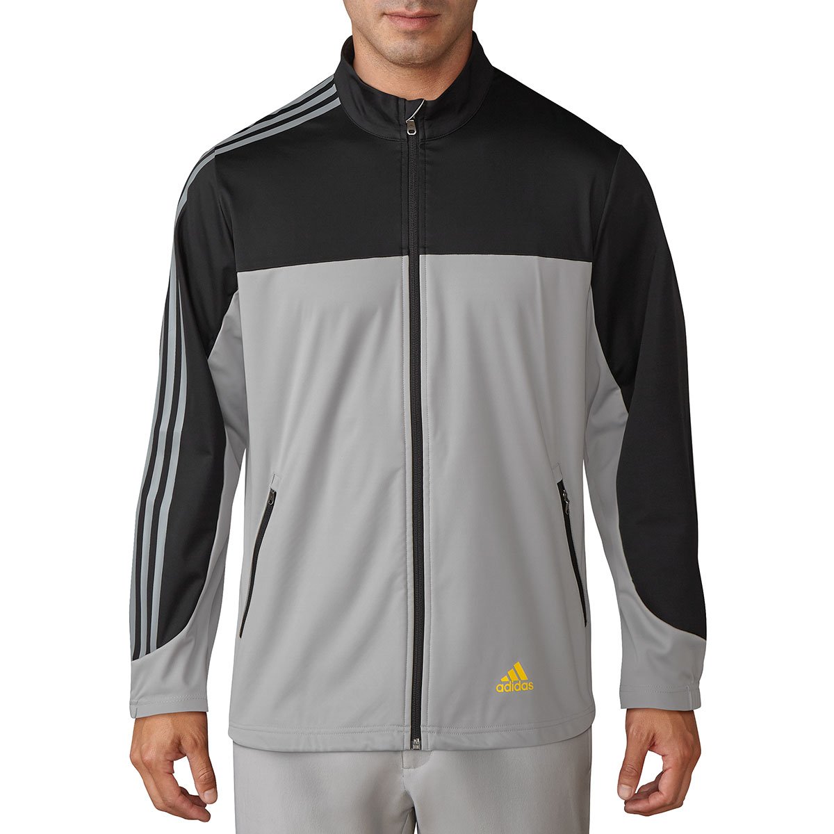Adidas Golf 2018 Men's Windproof Full Zip Jacket - Waterproof & Breathable Golf Outerwear for Competition & Casual Wear
