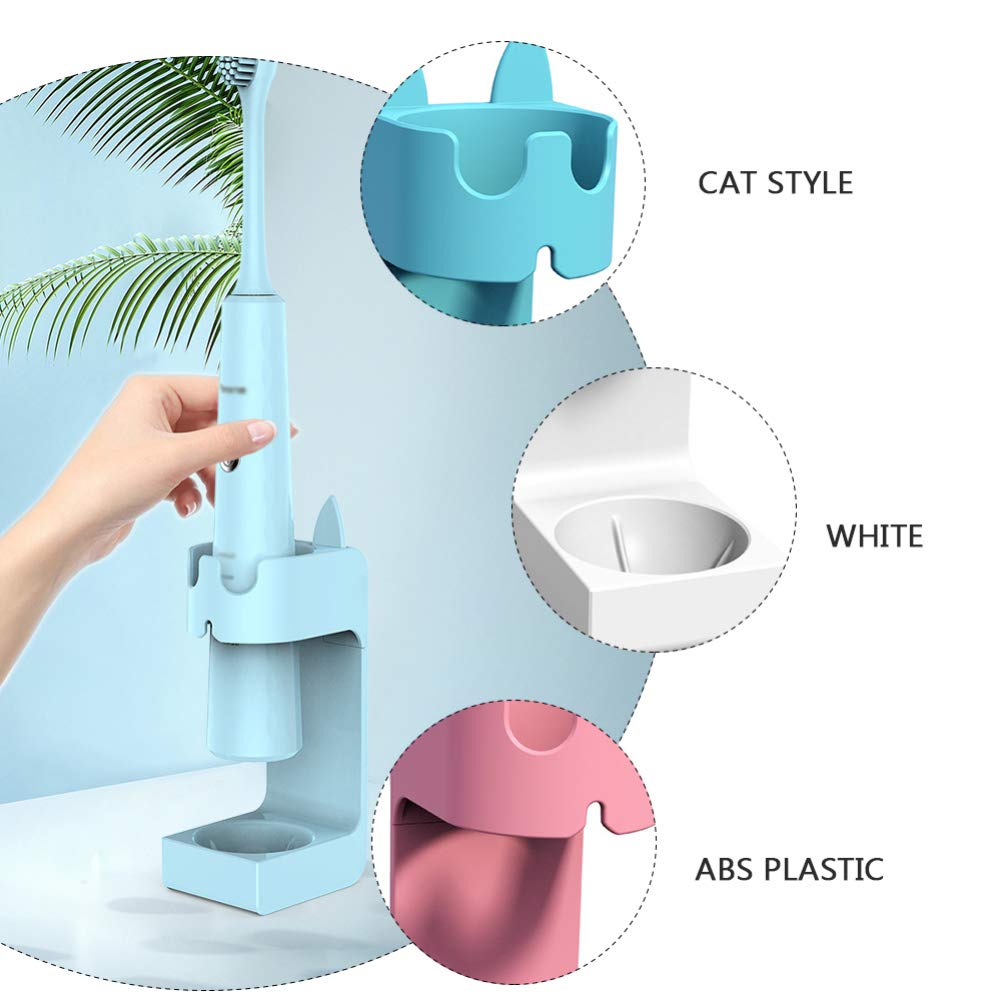 Electric Toothbrush Holder Wall Mount - 3pcs Bathroom Organizer for Home & Travel