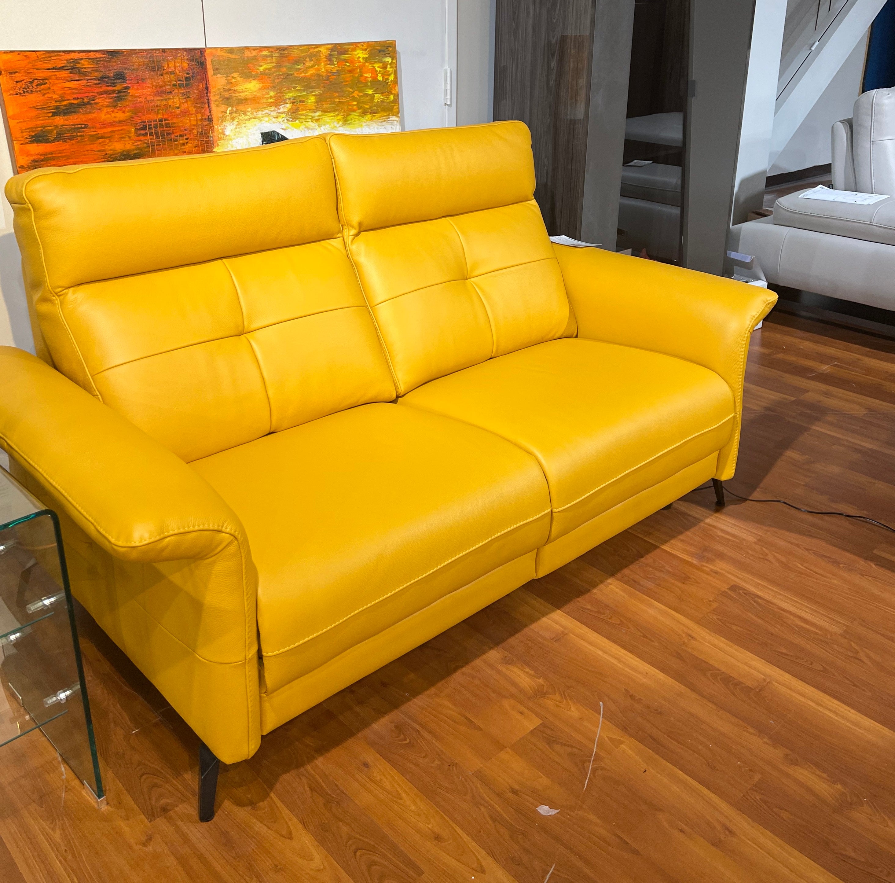 INNOVA DIVANI Diva Sofas - Luxury Modern Sectional Sofa for Living Room, Bedroom & Office - Comfortable Upholstered Fabric Couch with Pillows - Perfect for Relaxing, Entertaining & Home Decor