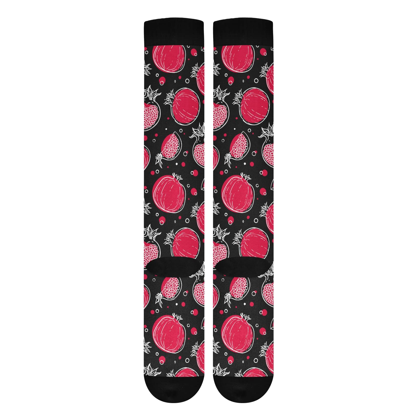 **JUNZAN Compression Socks for Women & Men - Medical Grade Blueberry Circulation Socks for Running, Cycling, Nursing & Travel - Improve Blood Flow & Reduce Swelling**    *(Use for: Marathon Training, Long Work Shifts, Airplane Travel & Post-Workout Recovery)*