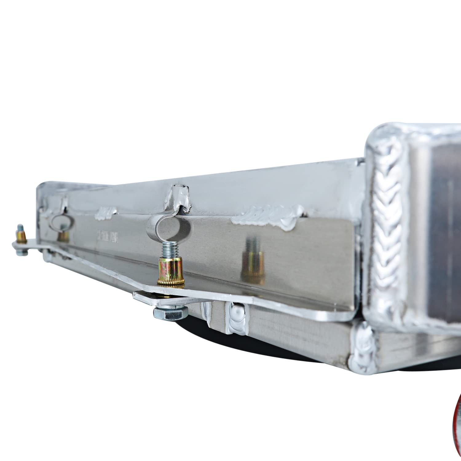 High-Performance 3-Row All Aluminum Radiator for 1943-1948 Chevy Fleetline Fleetmaster Sedan Delivery Stylemaster - Compatible with 3.5L 3.8L L6 GAS Engine (Includes Radiator Shroud & Fan Relay Kits) - Perfect for Classic Car Restoration & Hot Rod Upgrades