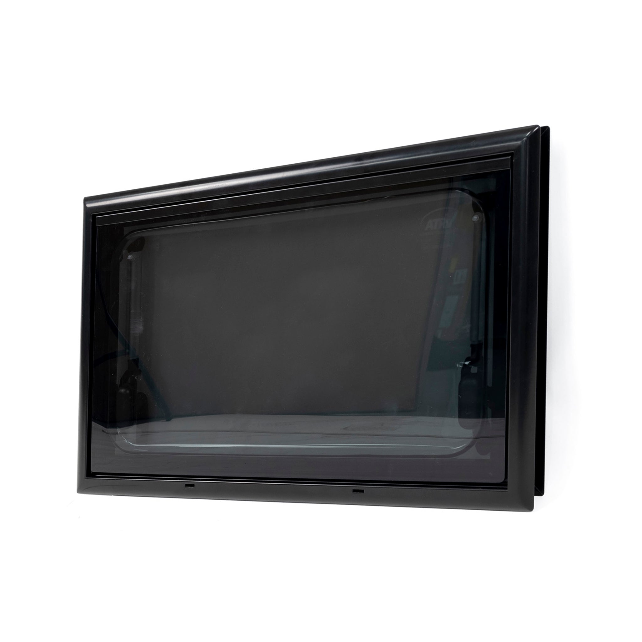 AT Square Window with Pleated Blind - Blackout Privacy Shade for Home & Office - Perfect for Bedrooms, Living Rooms, and Workspaces