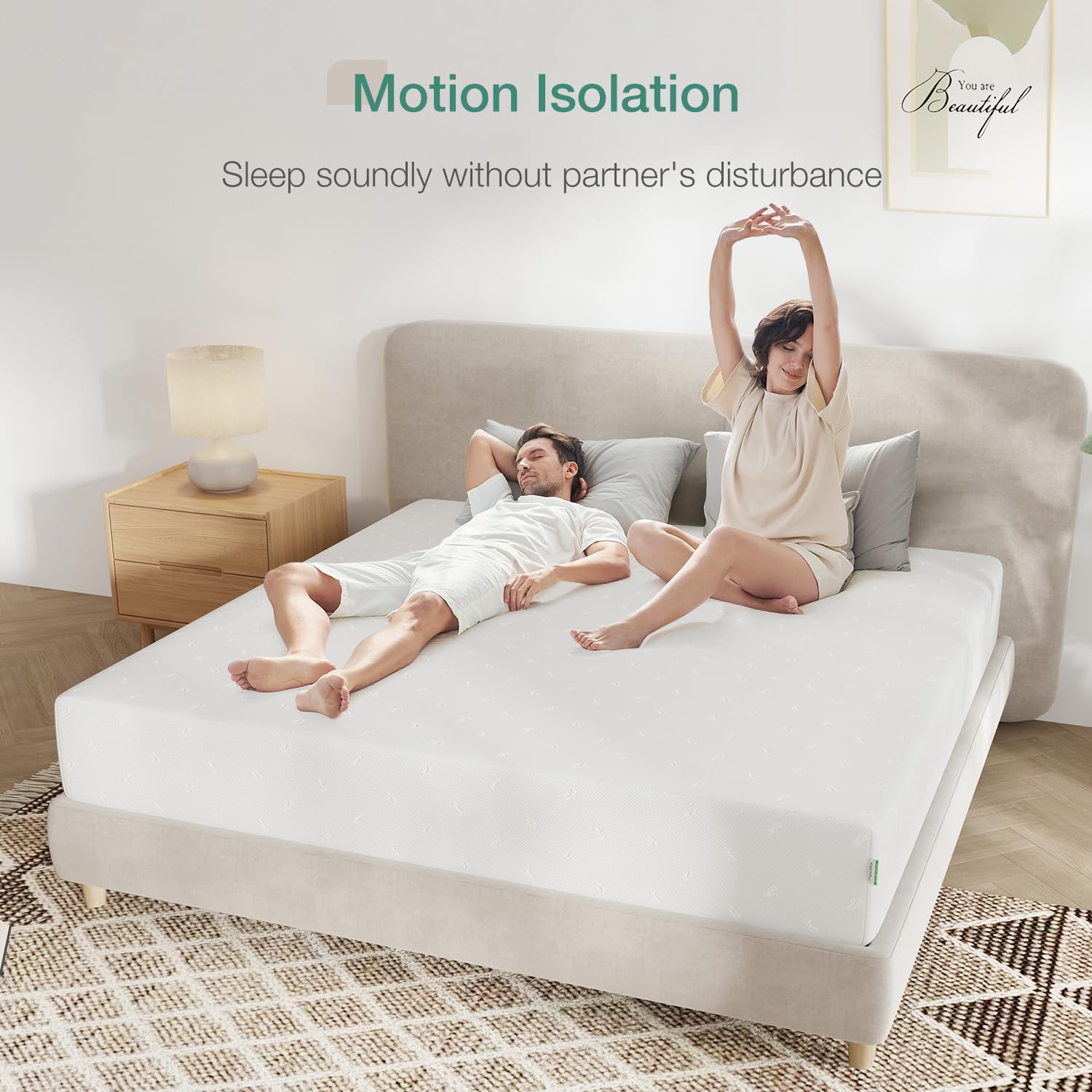 Novilla 12 Inch Queen Memory Foam Mattress - CertiPUR-US Certified, Pressure Relief & Support, Removable Washable Cover - Perfect for Back Pain Relief, Guest Rooms & Master Bedrooms