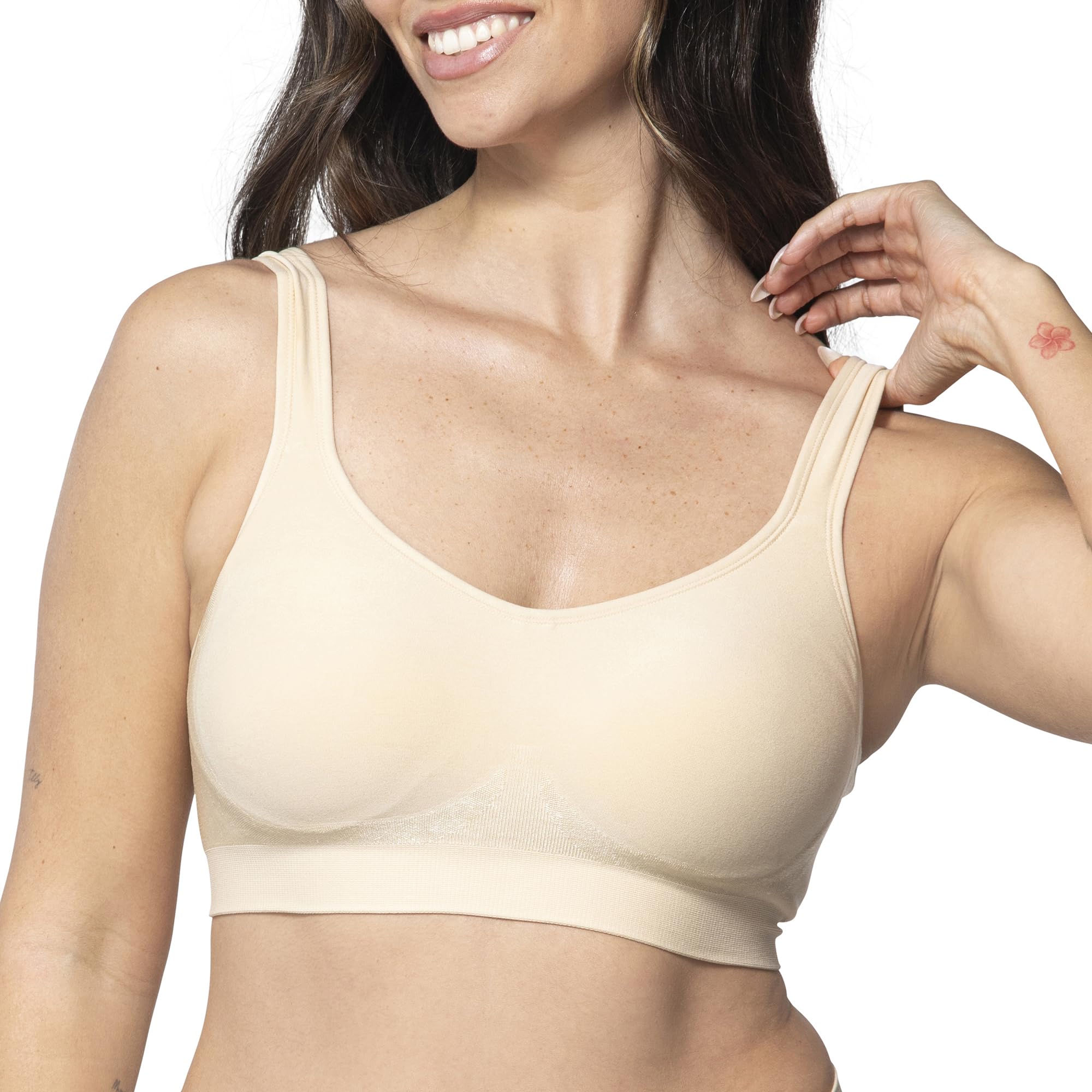 Underoutfit Wireless Comfort Bras for Women - Seamless Support for Everyday Wear - Small to Plus Sizes - Perfect for Work, Yoga & Lounge