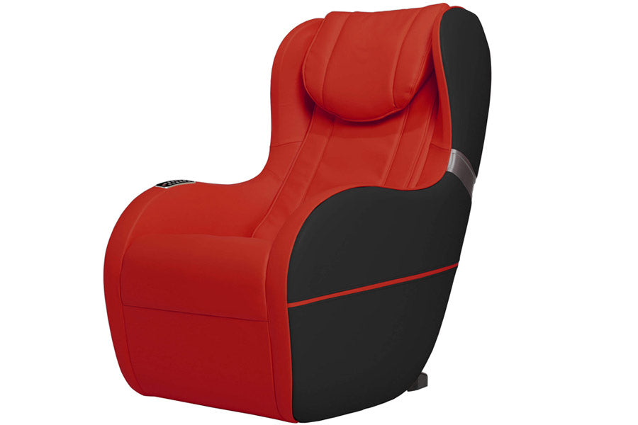 California Fitness Dynamic Massage Chair with Full Body Shiatsu - Red Recliner for Home, Office & Gym - Relieve Back Pain & Stress Relief