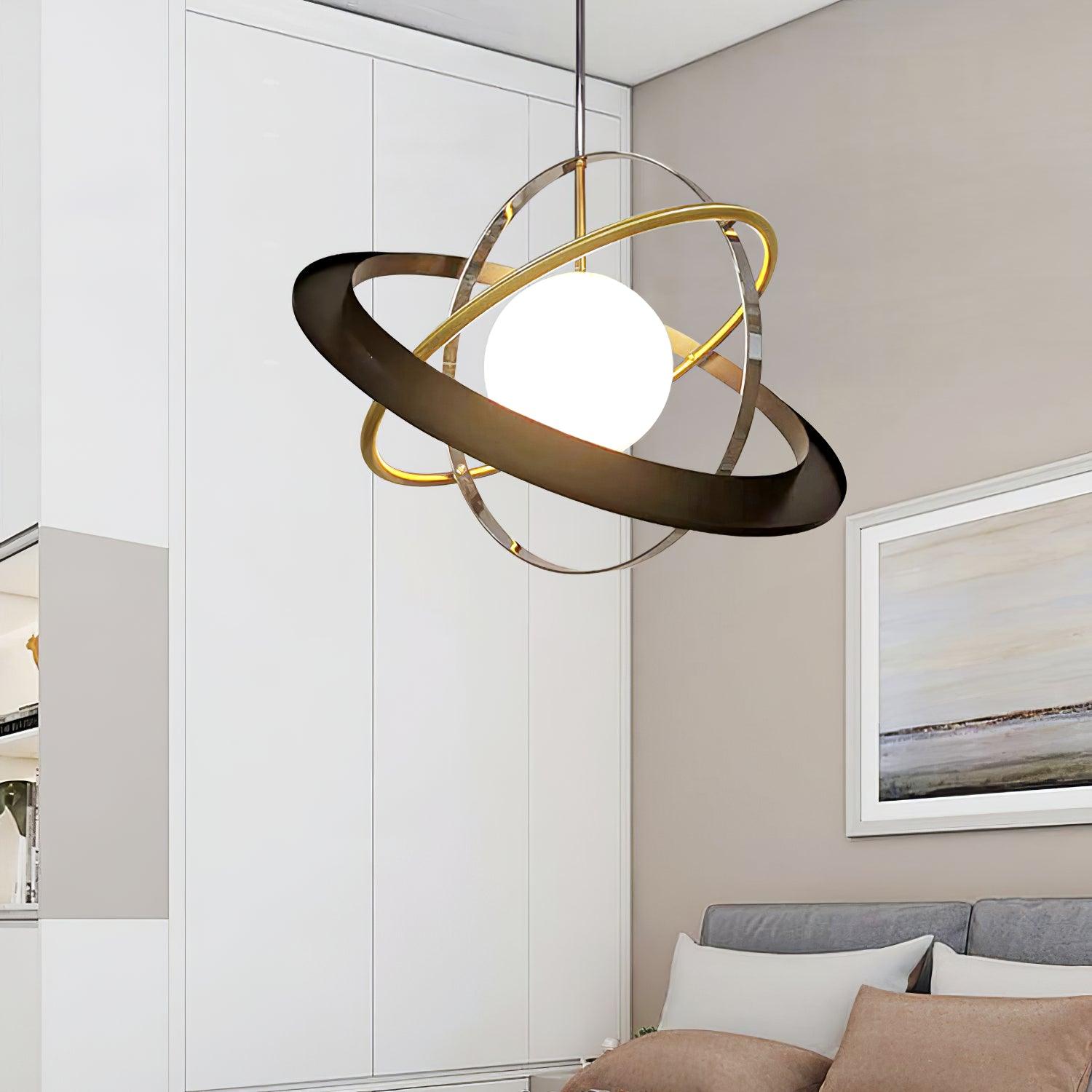 Apogee Modern Pendant Lamp - Sleek Hanging Light Fixture for Kitchen, Dining Room & Living Room Decor - Energy Efficient LED Lighting for Home & Office