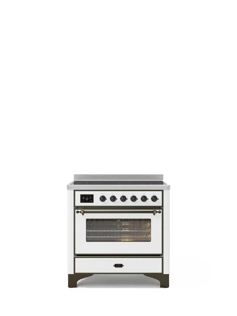 ILVE Majestic 90cm TFT Single Oven Range Cooker - Professional Stainless Steel Gas Stove for Home Kitchen | Perfect for Baking, Roasting & Cooking Family Meals