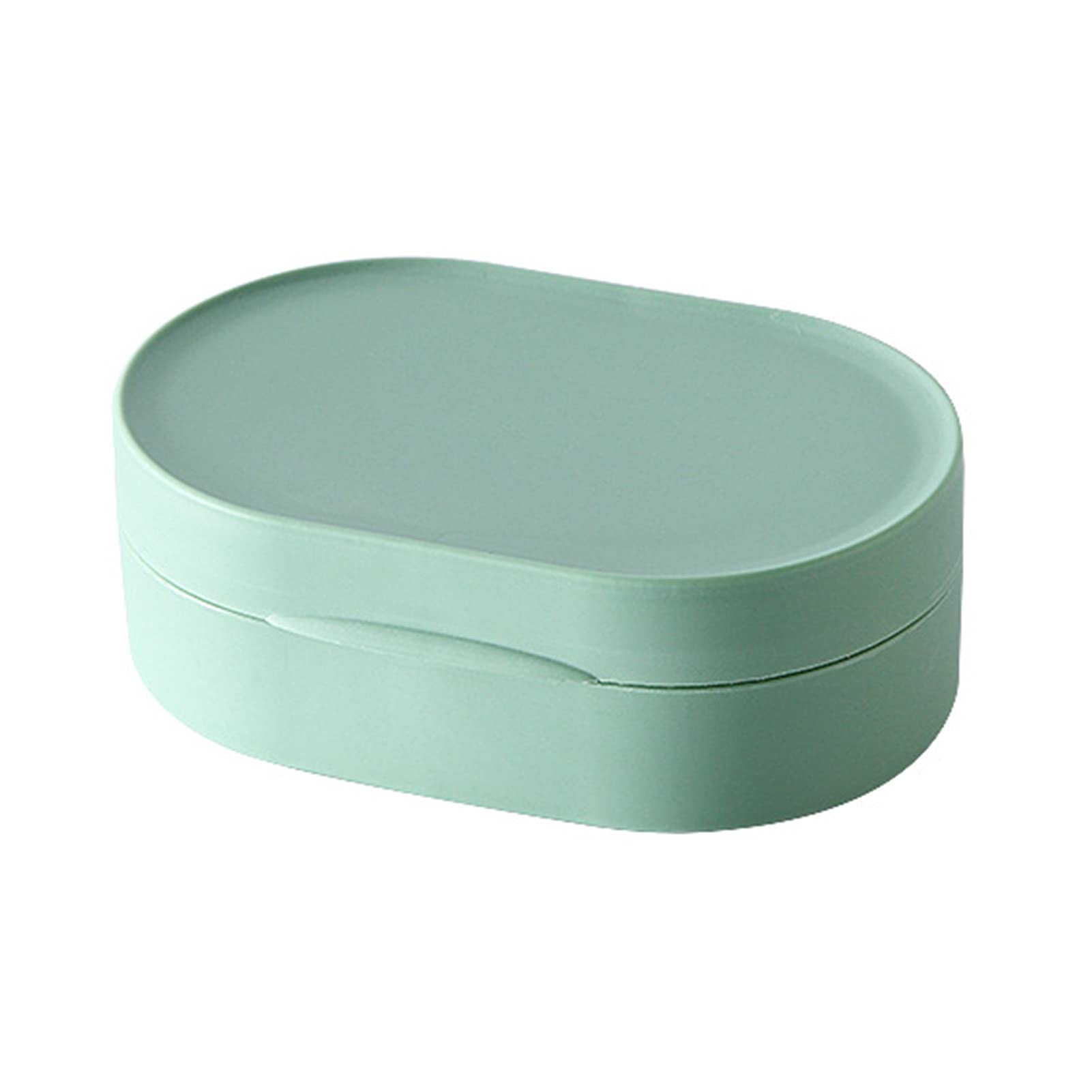 JESEBROD Soap Drain Tray - Compact Sealed Soap Holder Box for Bathroom, Kitchen & Travel | Yellow Dish Container Case for Bar Soap Storage | Keeps Countertops Dry & Organized | Perfect Home Organizer Gadget