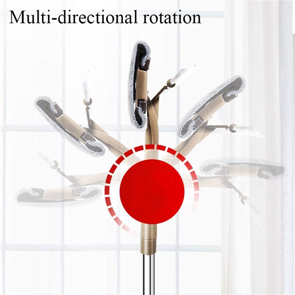 Extendable Rotating Shower Squeegee - Professional Window Glass Cleaner for High Windows, Mirrors, Showers & Cars - Adjustable Handle (Color B) - Perfect for Bathroom Cleaning, Car Washing & Hard-to-Reach Surfaces
