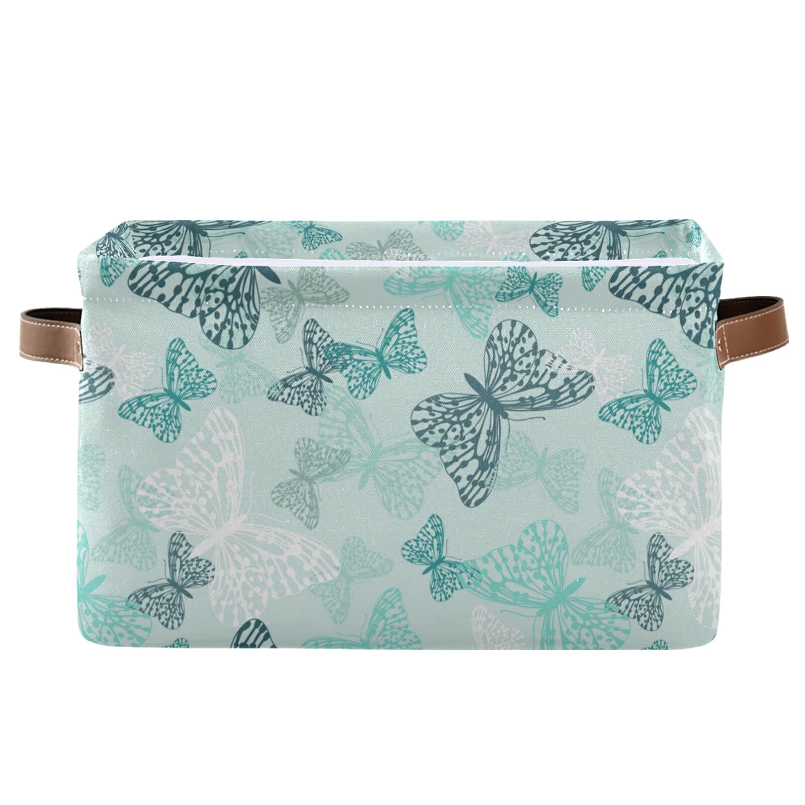 Foldable Fabric Storage Bin with Handles - Sturdy Collapsible Storage Basket Cube for Organizing Toys, Nursery, Closet, Bedroom & Office - Perfect for Home Organization & Space Saving (1-Pack)