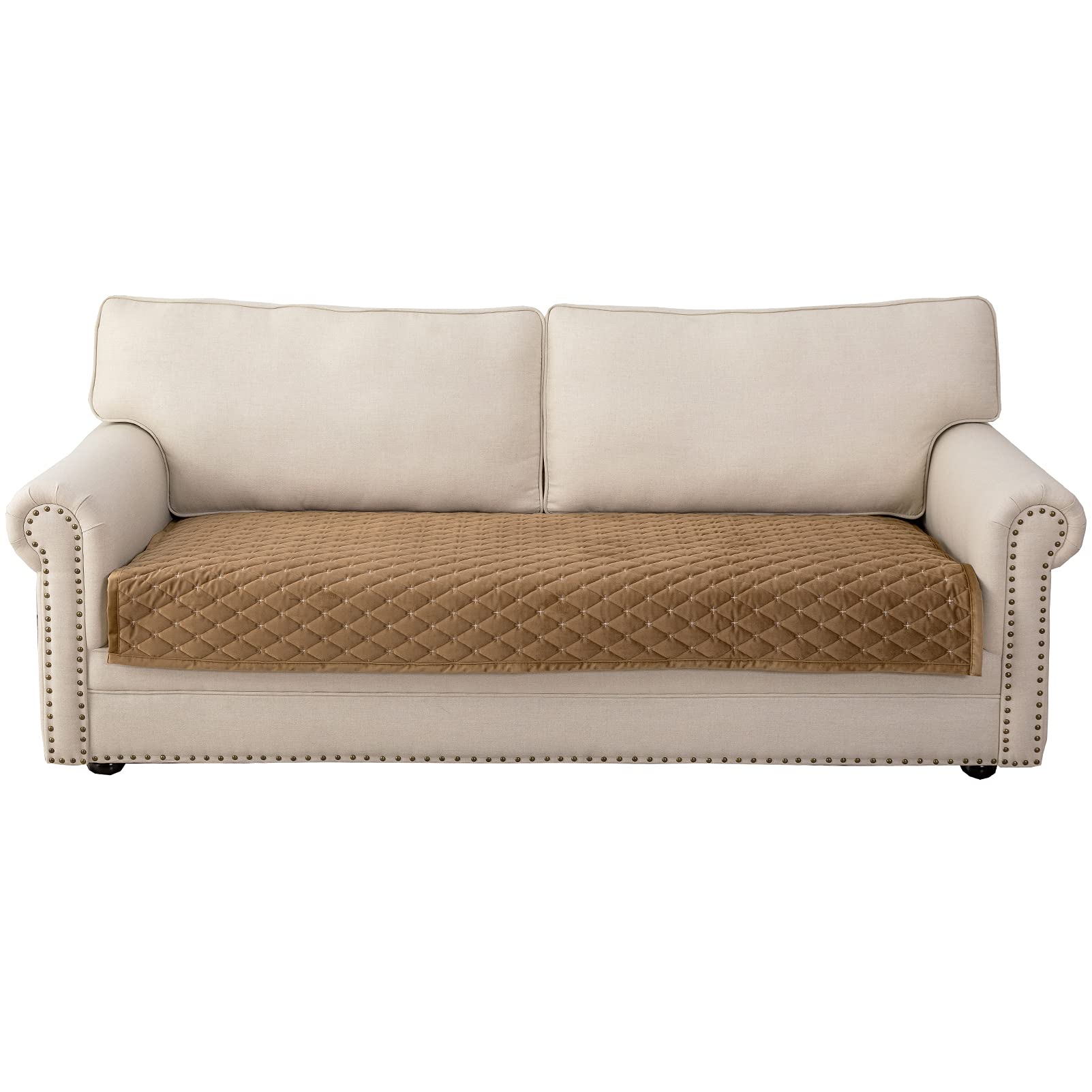 Eismodra 3 Cushion Couch Cover - Anti-Slip Sectional Sofa Slipcover for Pets & Kids - 43