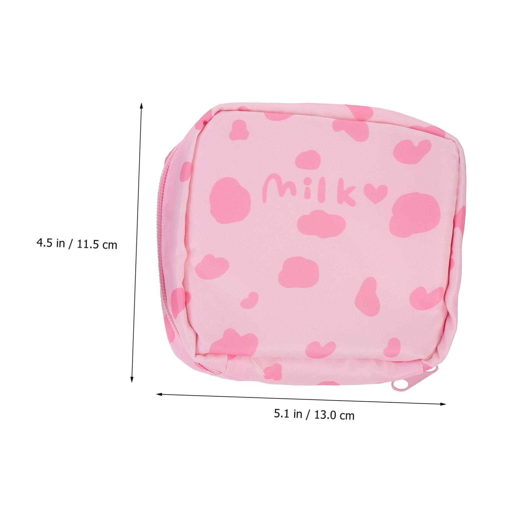 PLAFOPE 2-Pack Sanitary Napkin Storage Bags - Waterproof Travel Pouch for Pads, Tampons & Cosmetics | Portable Hygiene Organizer for Gym, Office & School (Soft Plush Design)