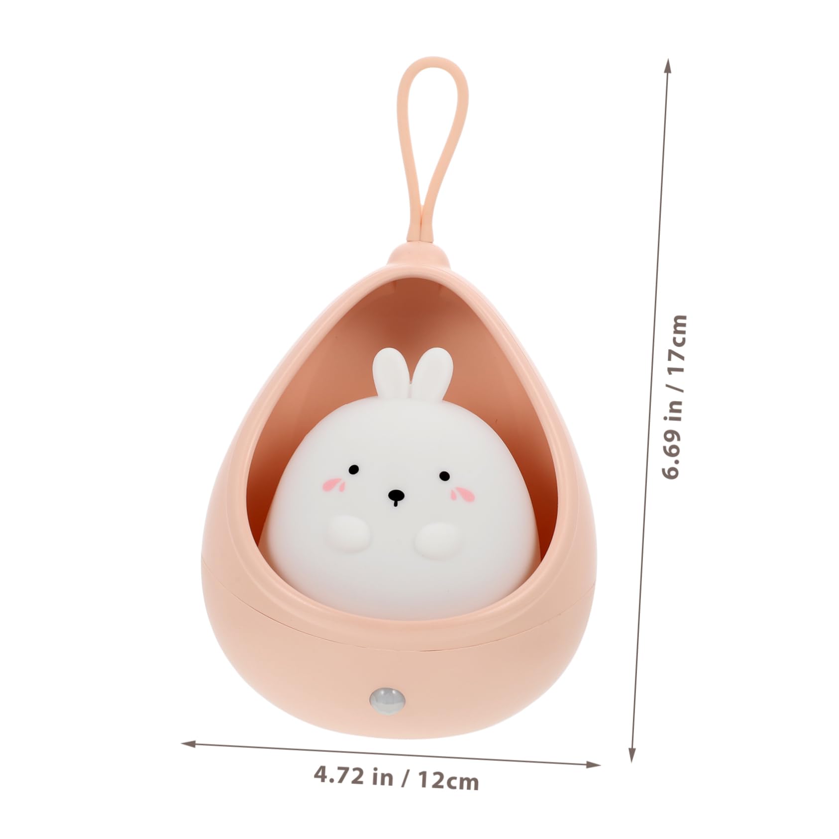 Homoyoyo 2-Pack Cute Rabbit Night Light - LED Cartoon Nightstand Lamp for Bedroom, Nursery, Kids Room - Soft Glow for Nighttime Reading & Safe Navigation