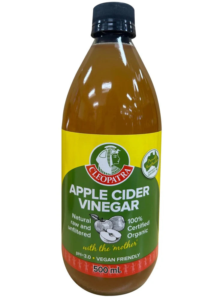 Organic Apple Cider Vinegar with The Mother - Raw, Unfiltered, Unpasteurized - Immune Support & Digestive Health - Perfect for Detox, Salad Dressings & Home Remedies