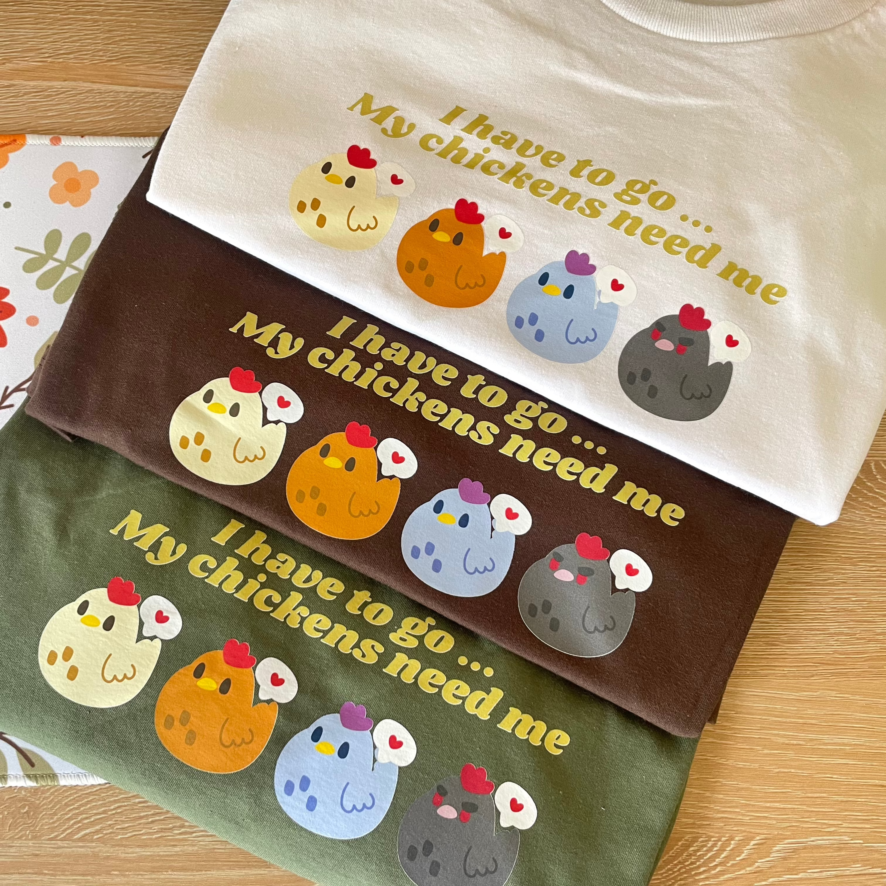 Funny Chicken Lover T-Shirt - My Chickens Need Me Graphic Tee - Perfect for Poultry Farmers & Animal Lovers