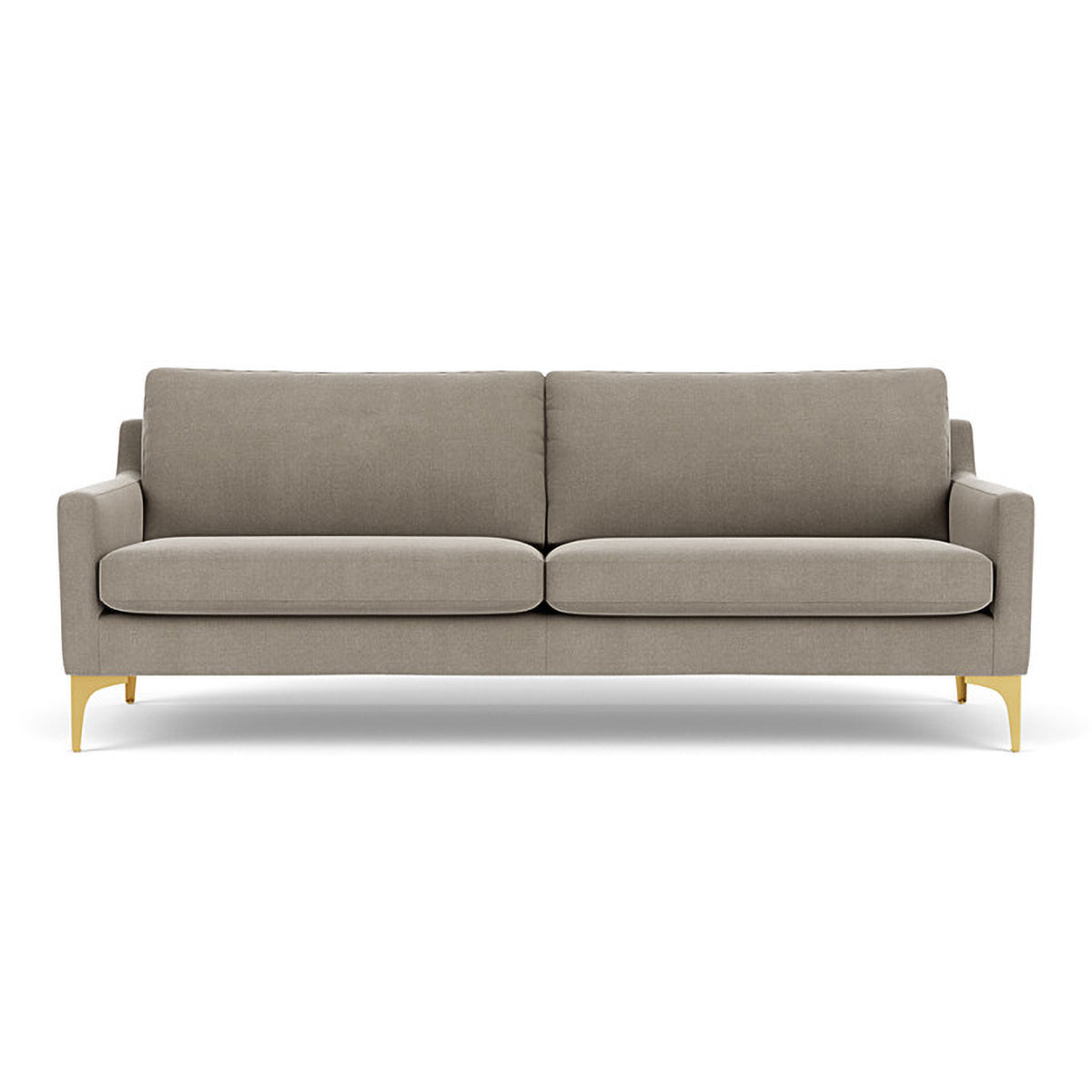 Astha Fabric 3-Seater Sofa - Modern Living Room Furniture for Small Spaces | Comfortable Couch for Apartments, Dorm Rooms & Cozy Homes