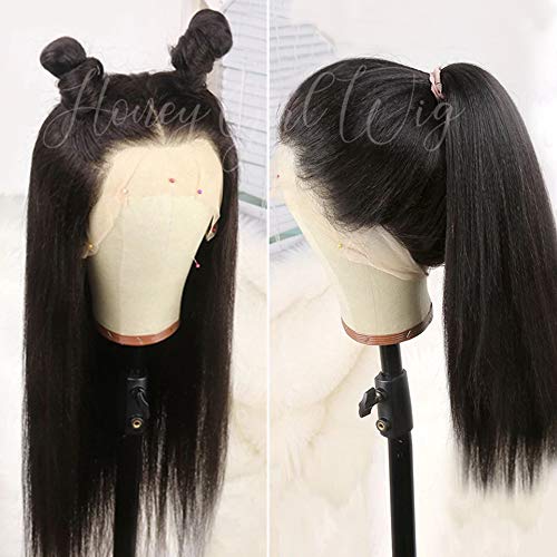 Yaki Straight 360 Lace Frontal Wig 12