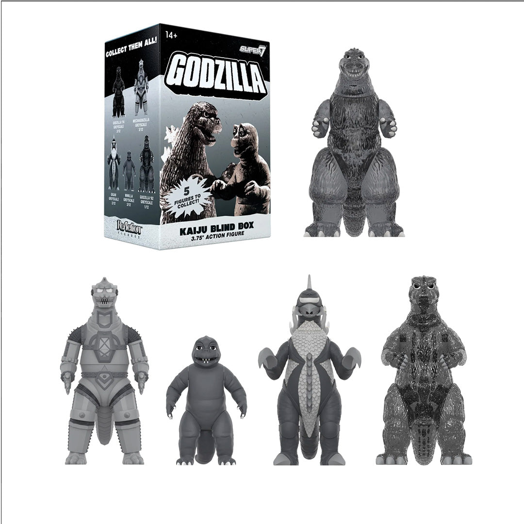 Kaiju Series 2 Silver Screen Toho Blind Box ReAction Figures - Collectible Japanese Monster Toys for Display & Gifts
