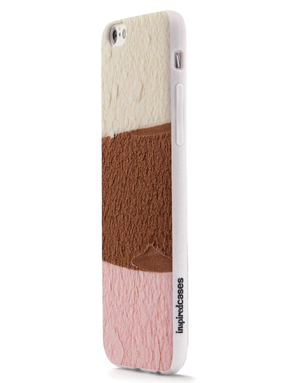 Inspired Cases - Premium 3D Textured Protective Phone Case for Apple iPhone Xs Max - Neapolitan Ice Cream Design - Shockproof & Slim Fit - Perfect for Everyday Use, Travel, and Outdoor Activities