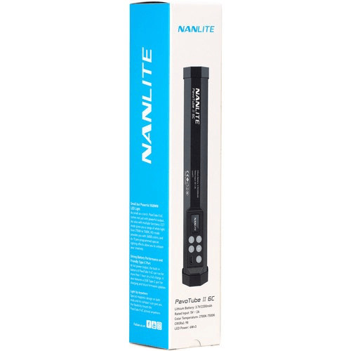 Nanlite PavoTube II 6C RGB LED Tube Light - Professional Studio Lighting for Photography, Videography & Content Creation - Perfect for YouTube, TikTok & Live Streaming