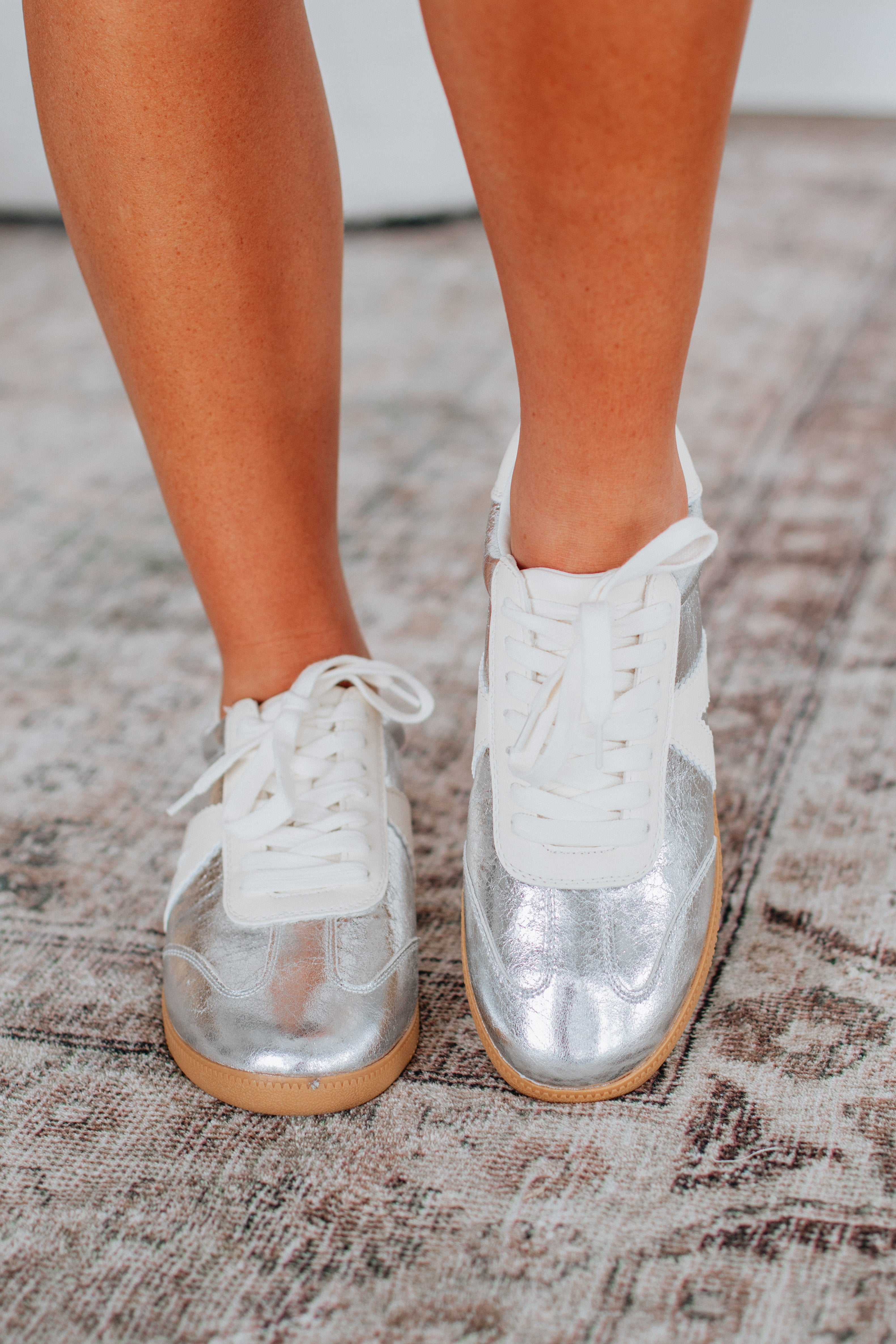 Can't Be Bothered Sneakers - Silver | Comfortable Slip-On Shoes for Men & Women | Perfect for Casual Wear, Running Errands & Everyday Use