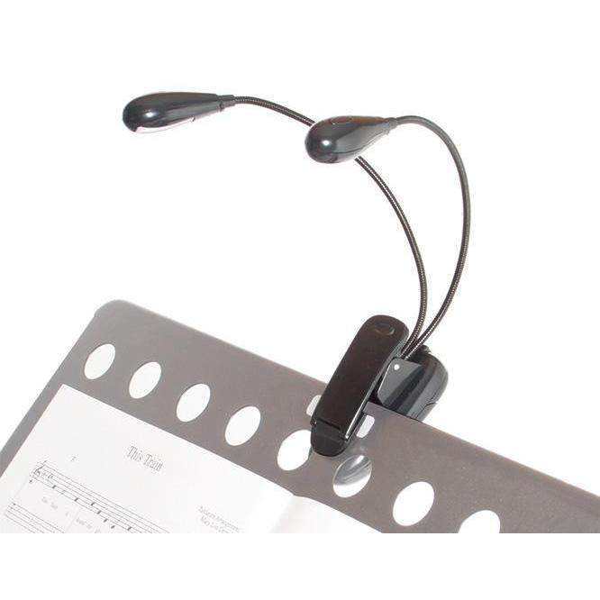 Dual LED Music Light with 2 x 185mm Flexible Gooseneck Arms - Perfect for DJ Parties, Stage Performances & Home Entertainment