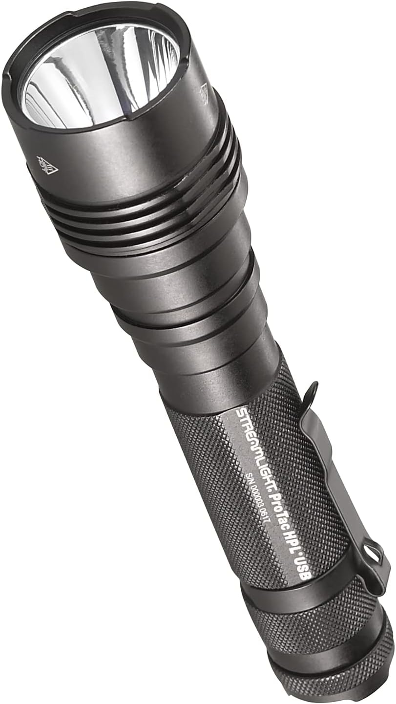 Streamlight ProTac HPL USB Rechargeable Tactical Flashlight - High Lumen LED Light for Camping, Hiking & Emergency Use