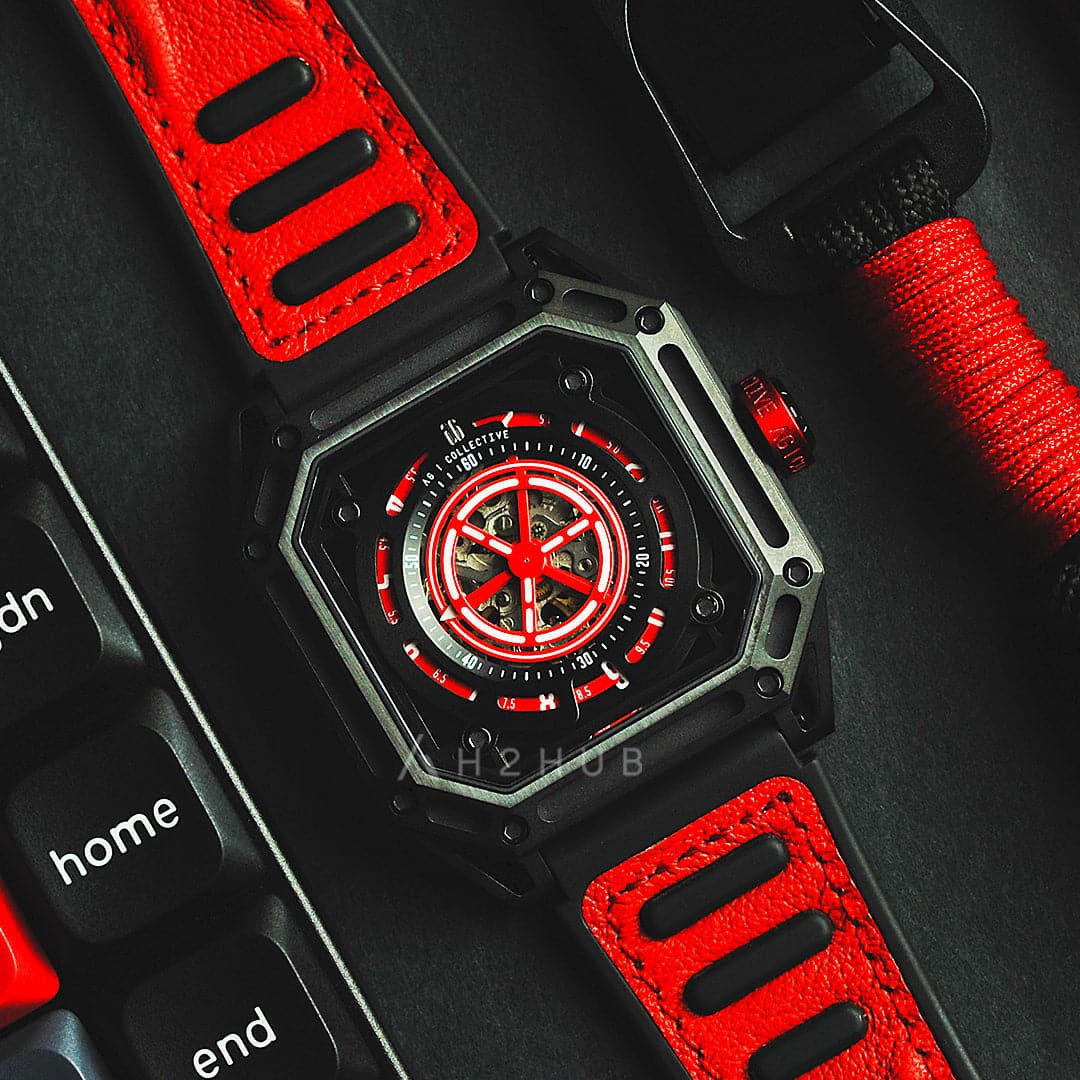 Adrenaline AG Collective G 8045 BK BKR Men's Watch - Stylish Black Chronograph Watch for Men | Perfect for Business, Casual Wear & Outdoor Adventures