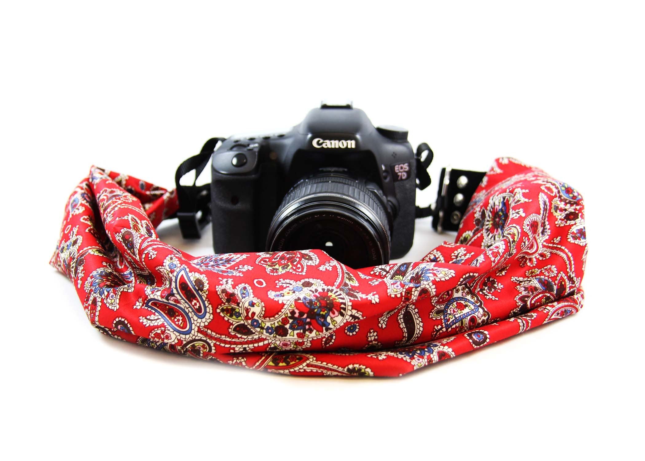 Liberty Scarf Camera Strap - Classic Comfortable Adjustable Neck Strap for DSLR Mirrorless Cameras | Trendy Photography Accessory Gift for Photographers | Perfect for Travel, Weddings & Outdoor Shoots