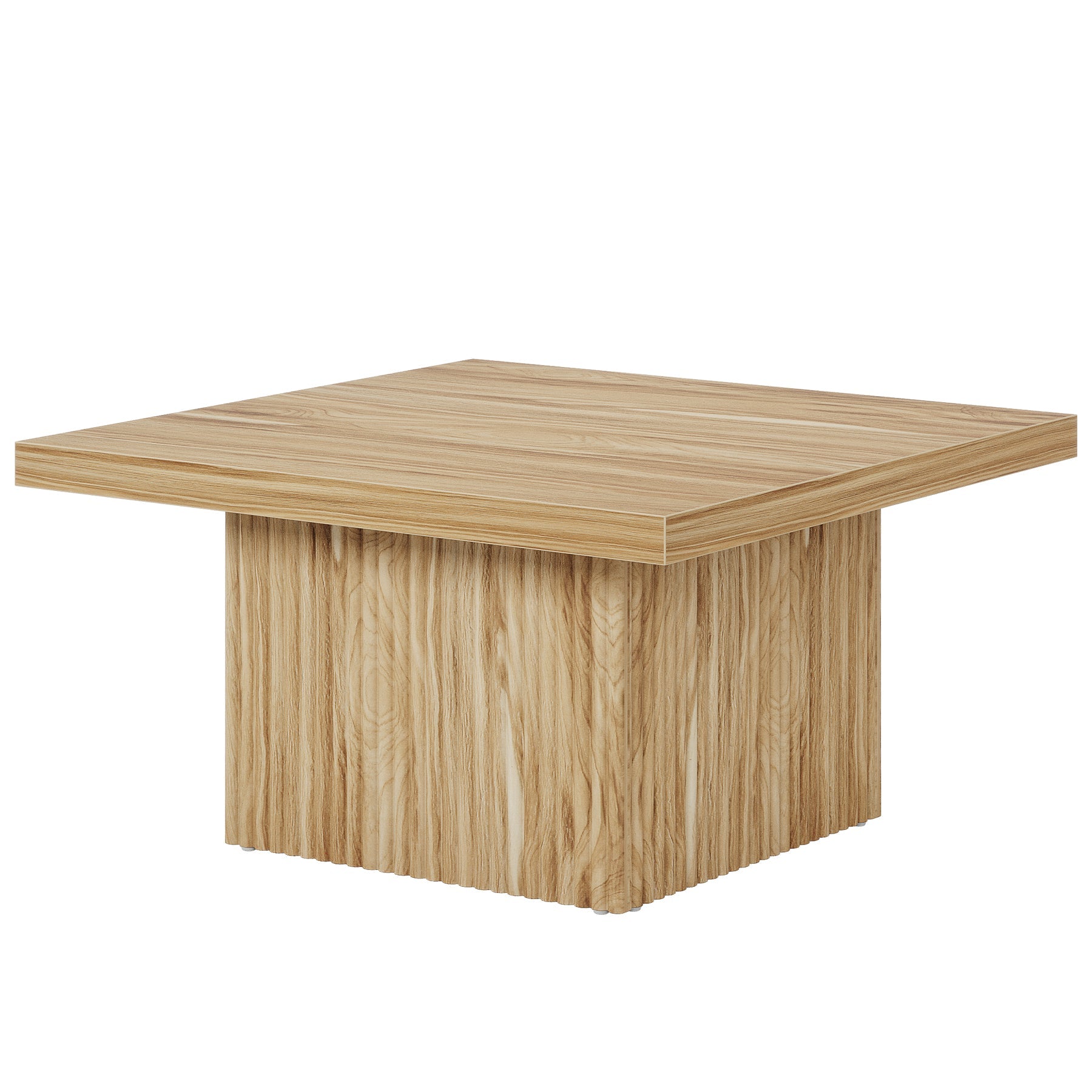 31.5 Inch Square Coffee Table - Modern Wooden Center Table for Living Room | Perfect Cocktail Table for Home Decor & Entertaining