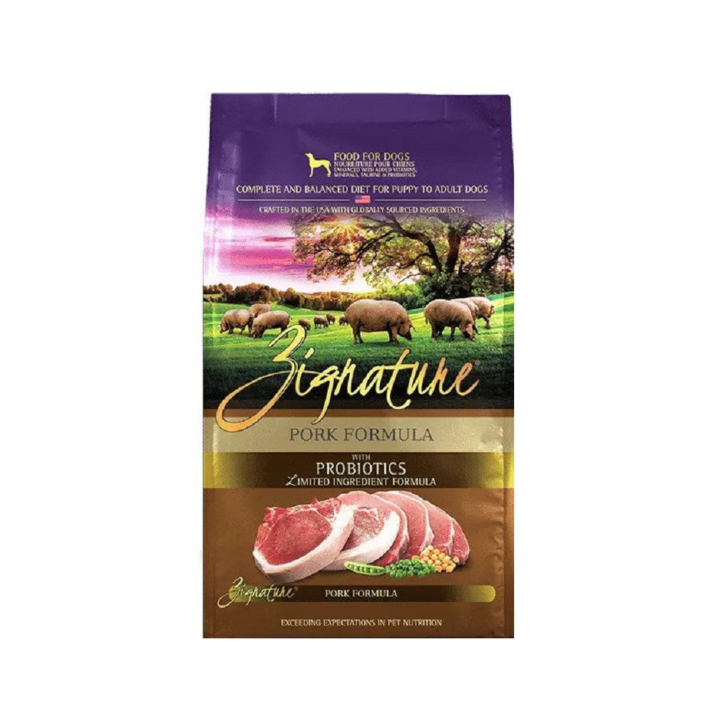 Limited Ingredient Pork Dry Dog Food - Grain-Free, Hypoallergenic Kibble for Sensitive Stomachs - Perfect for Adult Dogs with Allergies or Digestive Issues