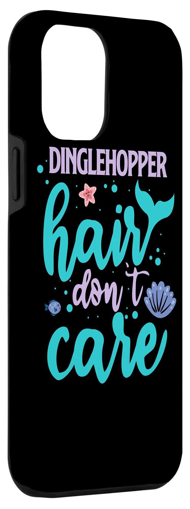 iPhone 12 Pro Max Funny Mermaid Tail Phone Case - Cute & Protective Cover for Women & Girls - Perfect for Beach, Pool, Summer Vacation & Mermaid Theme Parties