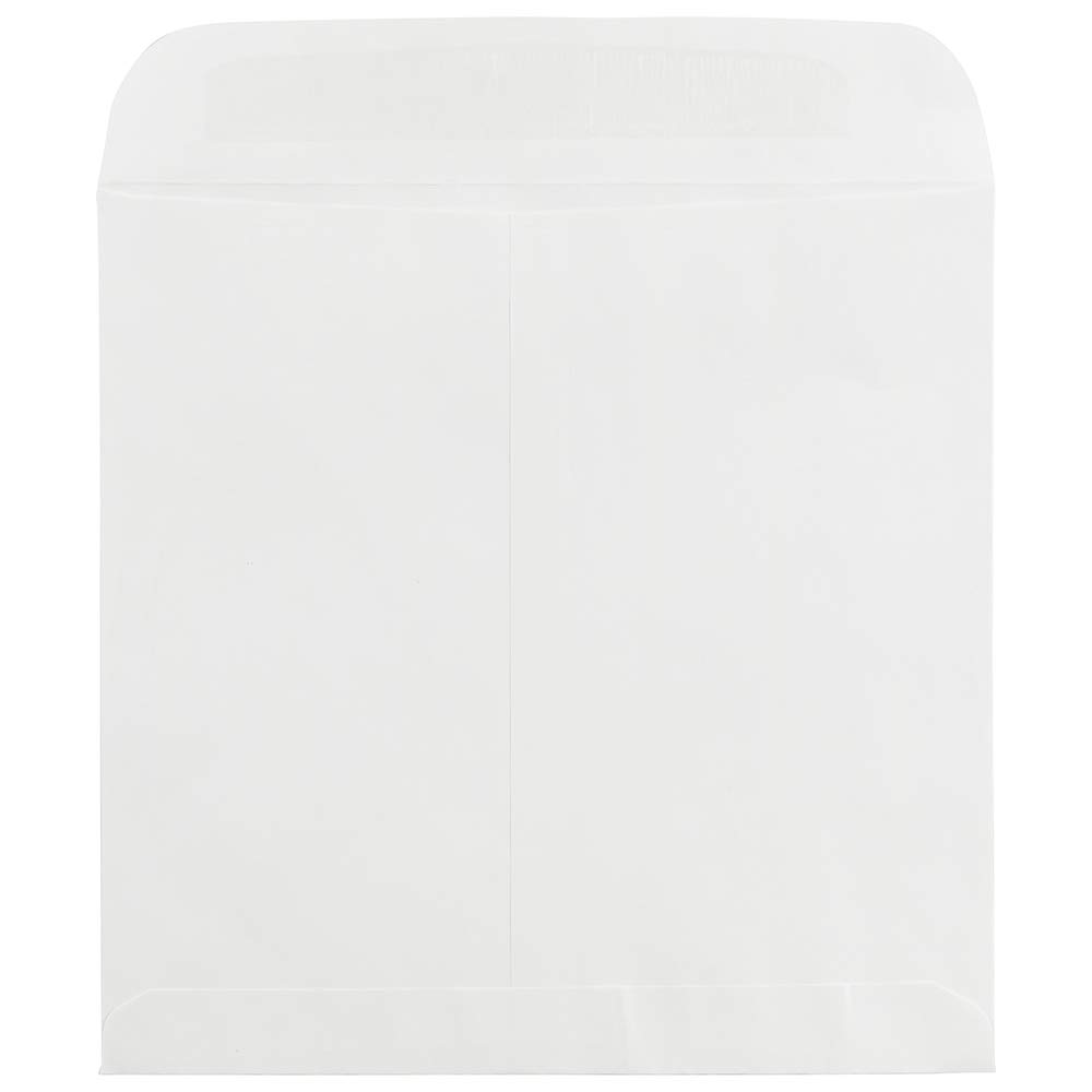 JAM PAPER 12.5 x 12.5 Inch Large Square White Invitation Envelopes - Bulk Pack of 250 - Perfect for Wedding Invitations, Greeting Cards & Business Correspondence