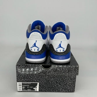 AIR JORDAN 3 RACER BLUE Men's Basketball Shoes Size 8.5 - Style CT8532-145 | Retro Sneakers for Running, Training & Streetwear Fashion