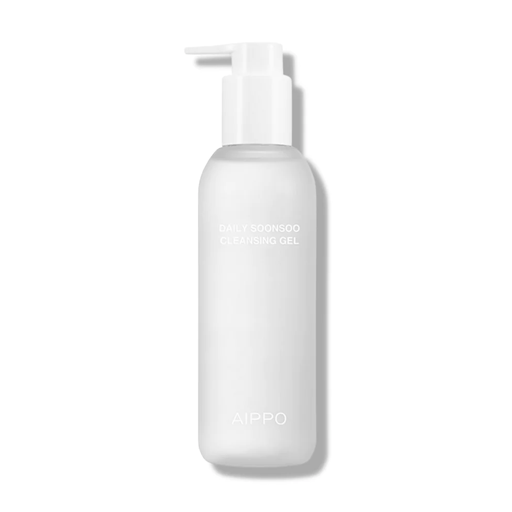 AIPPO Daily Soonsoo Cleansing Gel 200ml - Gentle Face Wash for All Skin Types, Deep Cleansing & Hydrating - Perfect for Morning & Night Skincare Routine