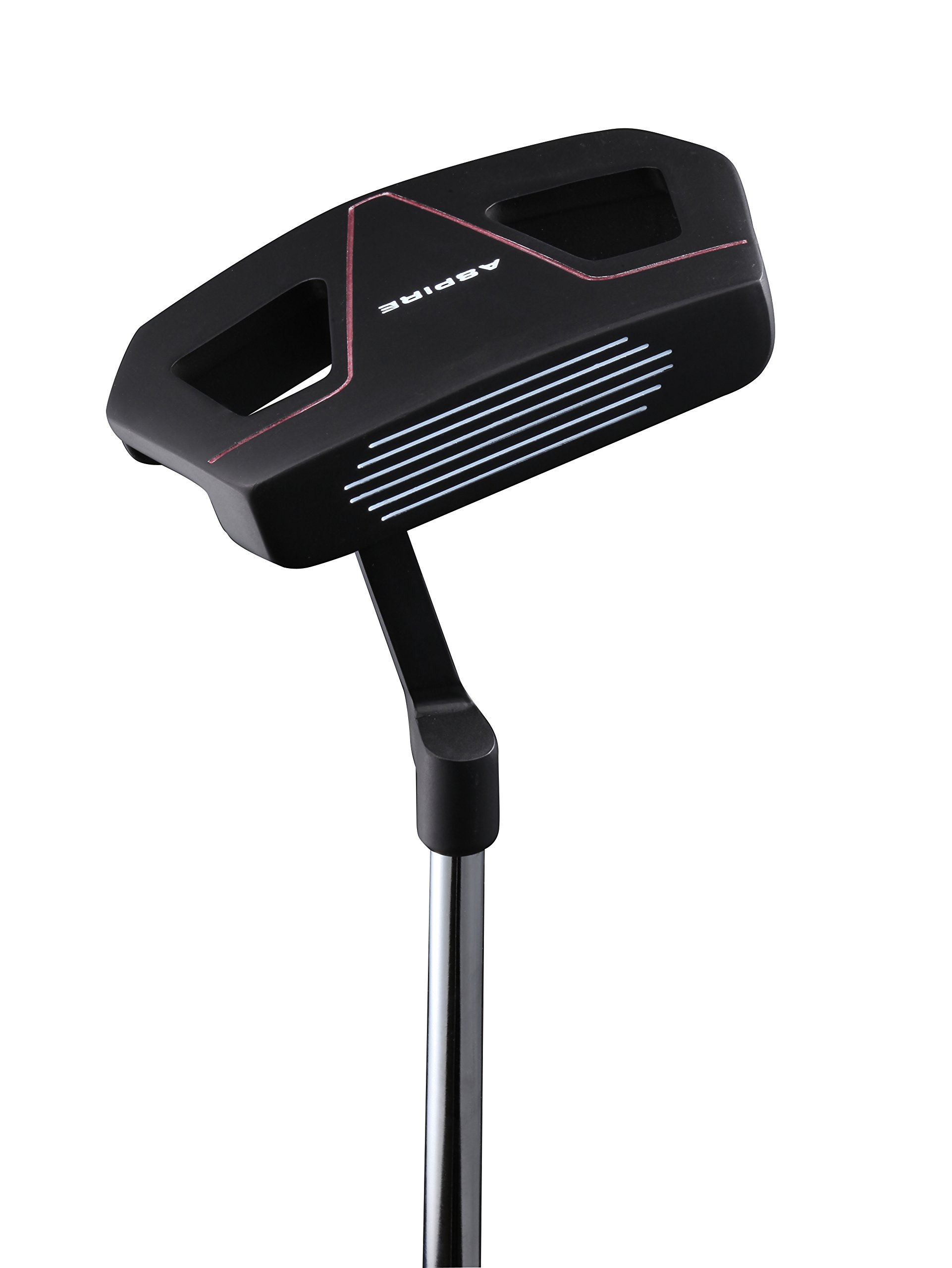 **Aspire XD1 Women's Complete Golf Club Set - Right Handed Driver, Fairway, Hybrid, 6-PW Irons, Putter, Stand Bag & 3 Headcovers - Ultra-Light Graphite Shafts, 3 Sizes (Pink) - Perfect for Beginners & Recreational Golfers**