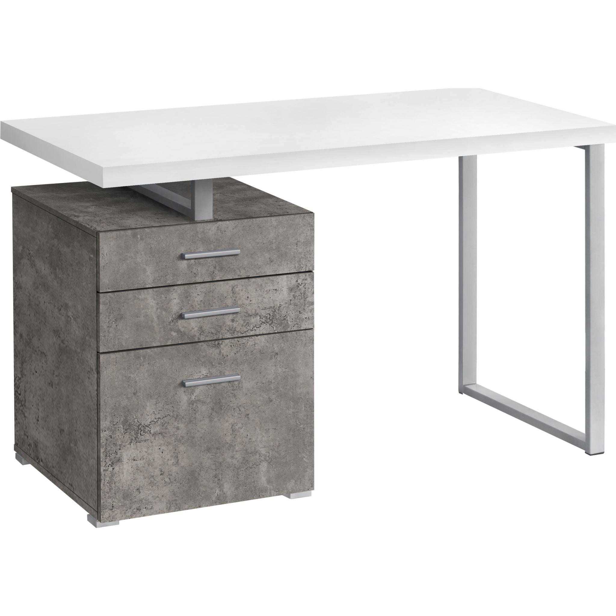 60 Inch Large Computer Desk for Home Office - Modern Writing Workstation with Sturdy Frame - Perfect for Remote Work, Gaming & Study