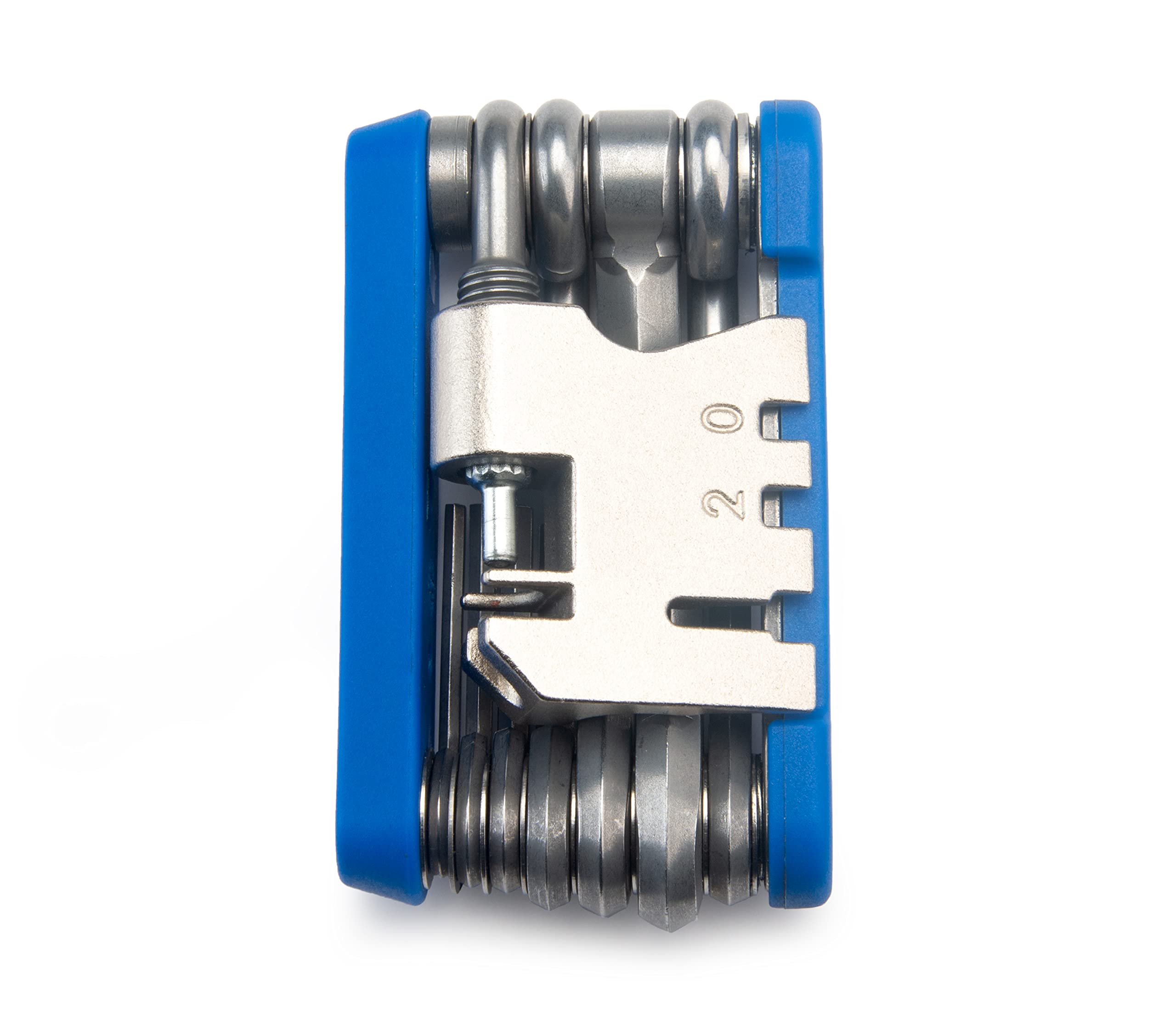 Park Tool MTB Mini Bike Multi-Tool - Compact & Lightweight for Mountain Bikes - Unisex Adult Cycling Repair Kit - Blue - Perfect for Trailside Repairs & Emergency Fixes