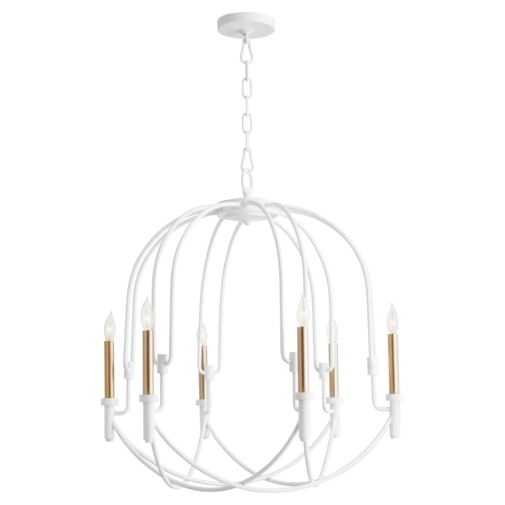 Cyan Design 11386 Linari Pendant Light Fixture - Studio White Finish | Modern Ceiling Lighting for Dining Room, Kitchen & Bedroom