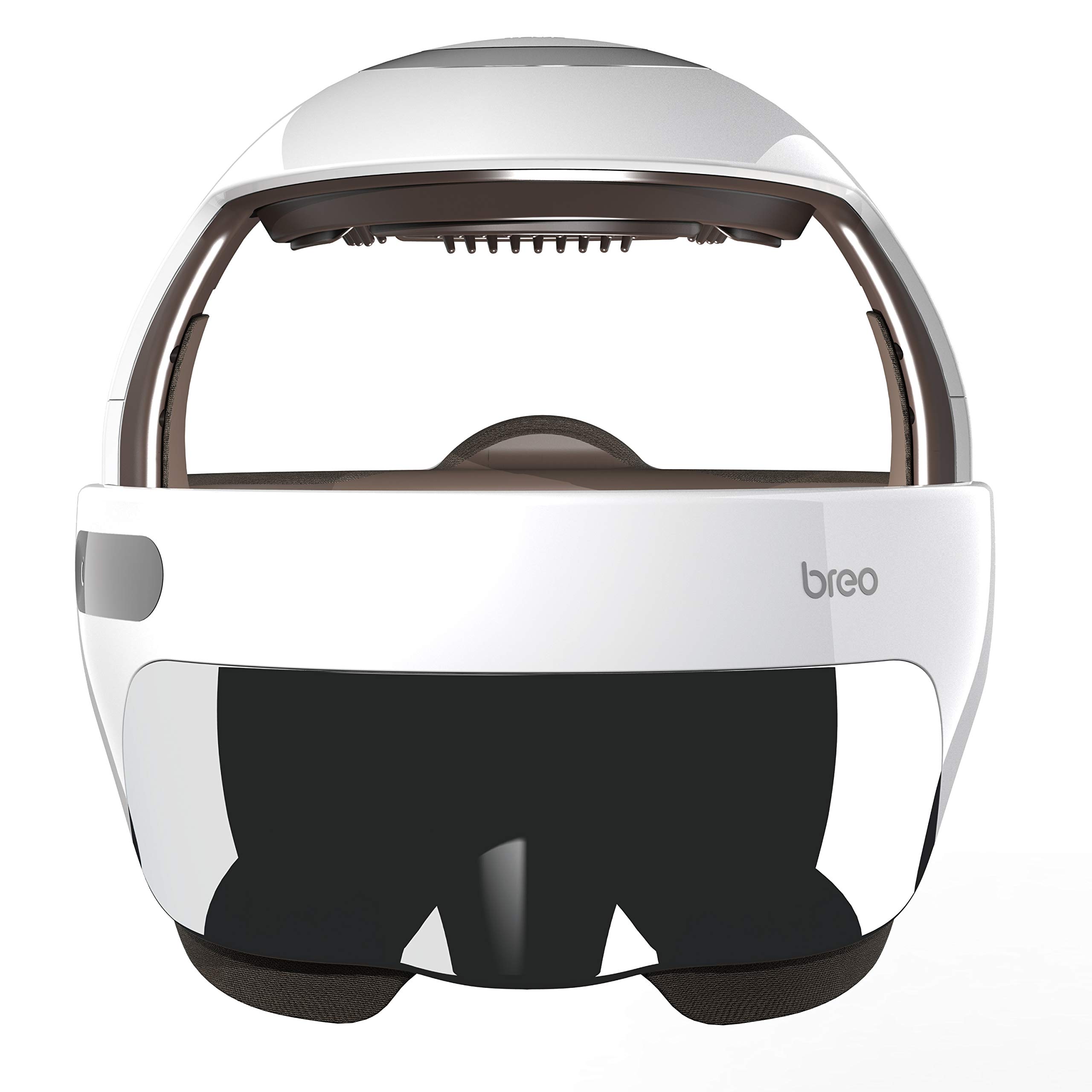 Breo iDream5s Electric Head Massager with Heat Therapy - 3D Kneading & Pressure Relief for Eyes, Neck & Scalp - Smart App Controlled Relaxation Device for Stress Relief & Better Sleep at Home/Office