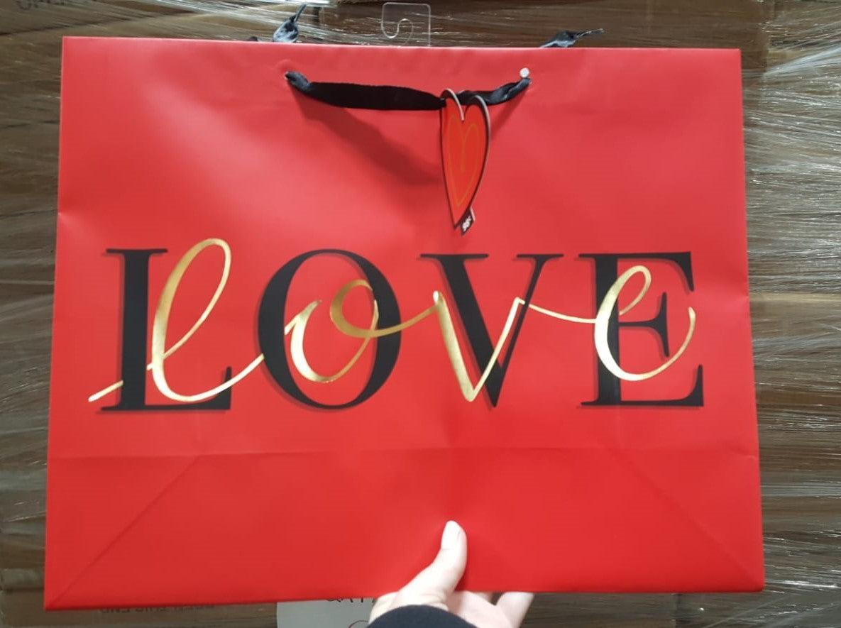Valentine's Day Gift Bags Bulk - 125 Cases (3000 Pcs) for Party Favors, Wedding Decorations & Special Events